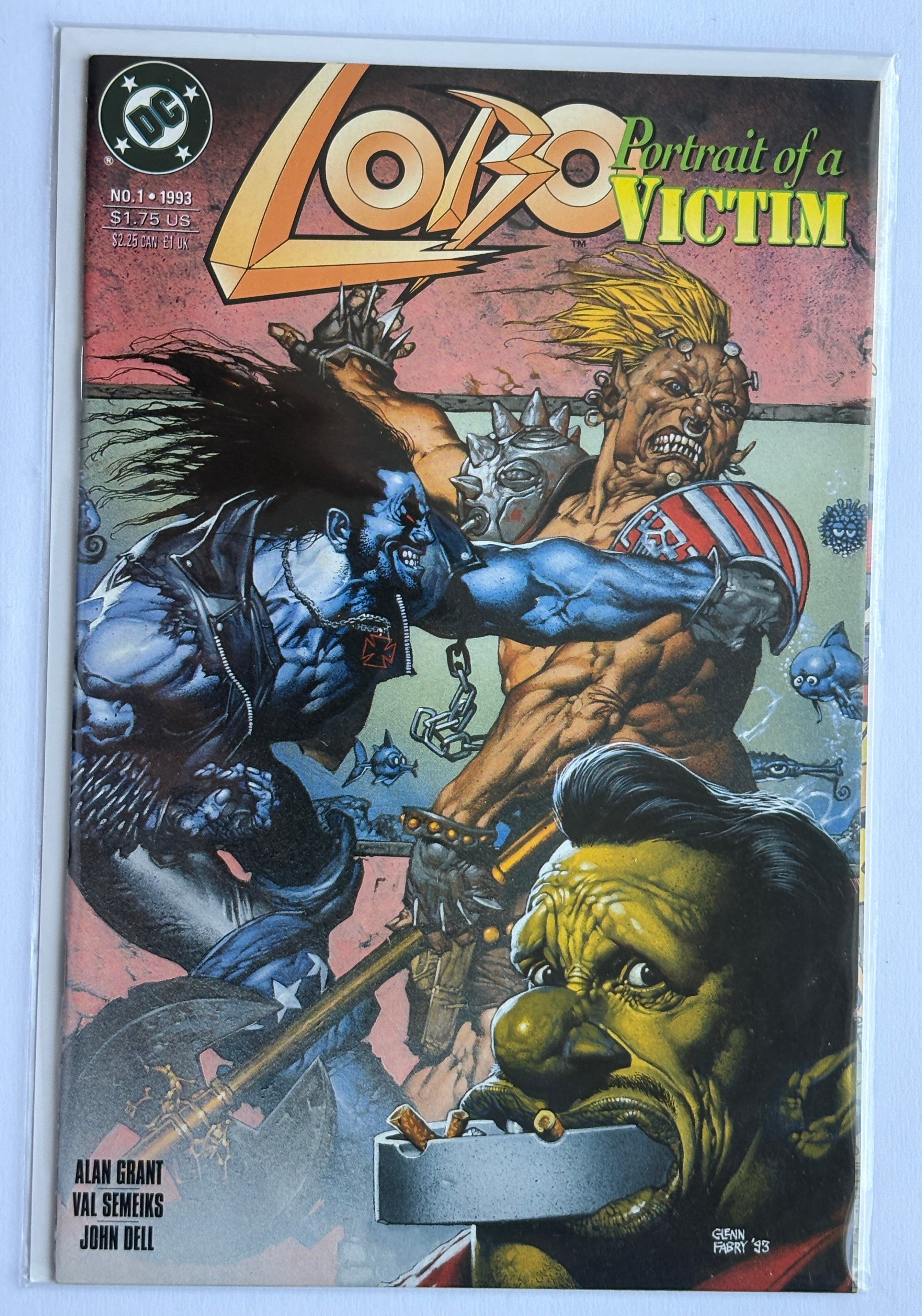 Lobo: Portrait of a Victim #1 - 1st Printing DC Comicsn1993 VF+ 8.5