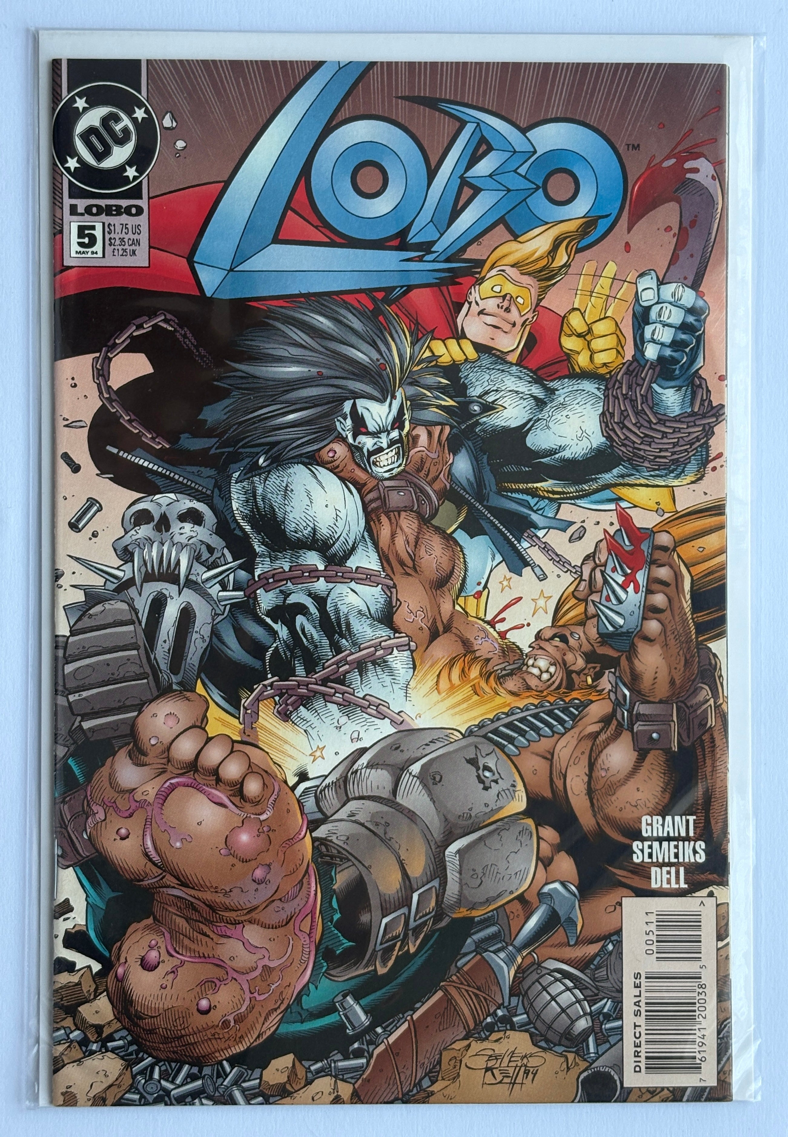 Lobo #5 - 1st Printing DC Comics May 1994 VF+ 8.5