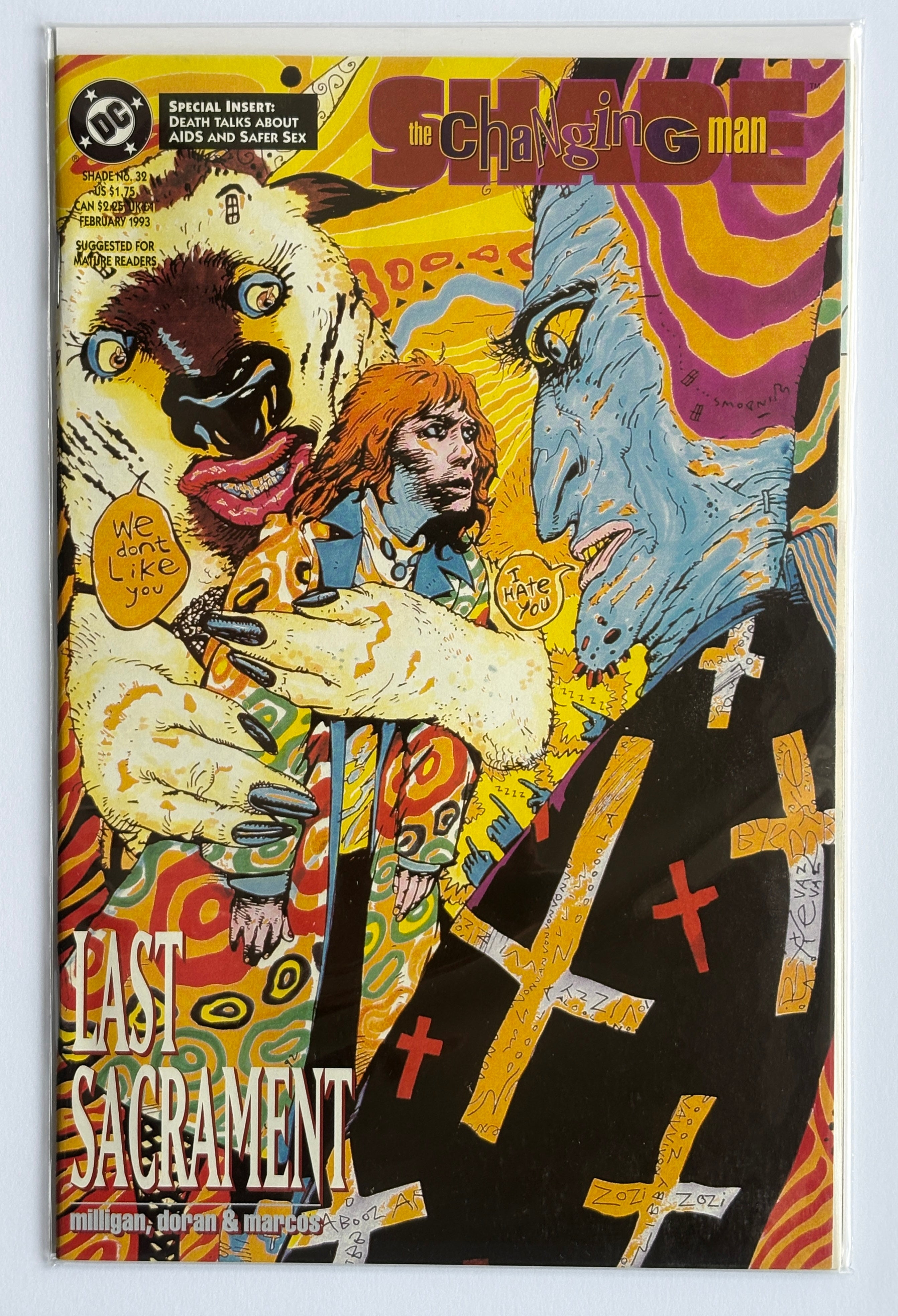 Shade, the Changing Man #32 - DC Comics February 1993 VF+ 8.5