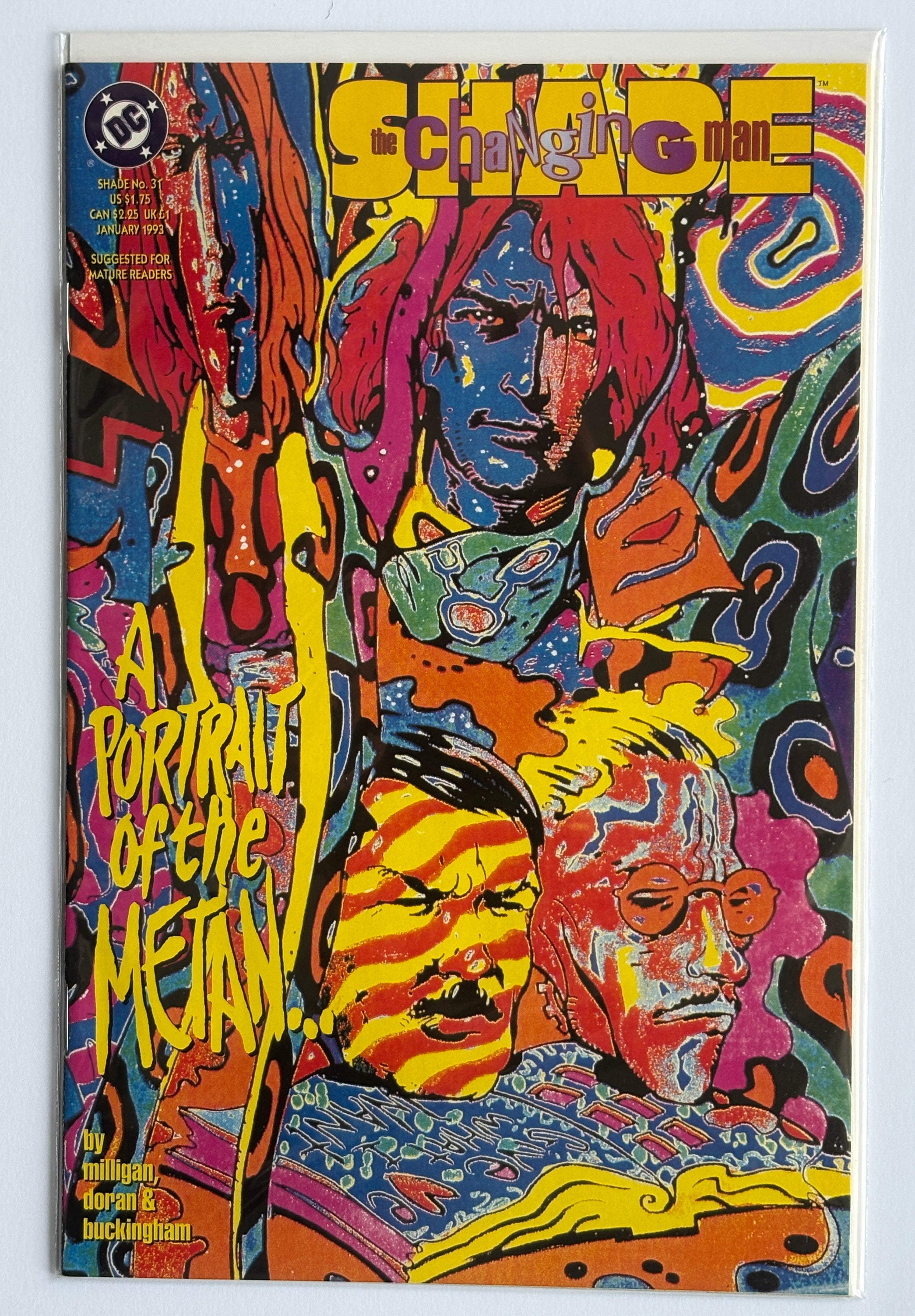 Shade, the Changing Man #31 - DC Comics January 1993 VF/NM 9.0