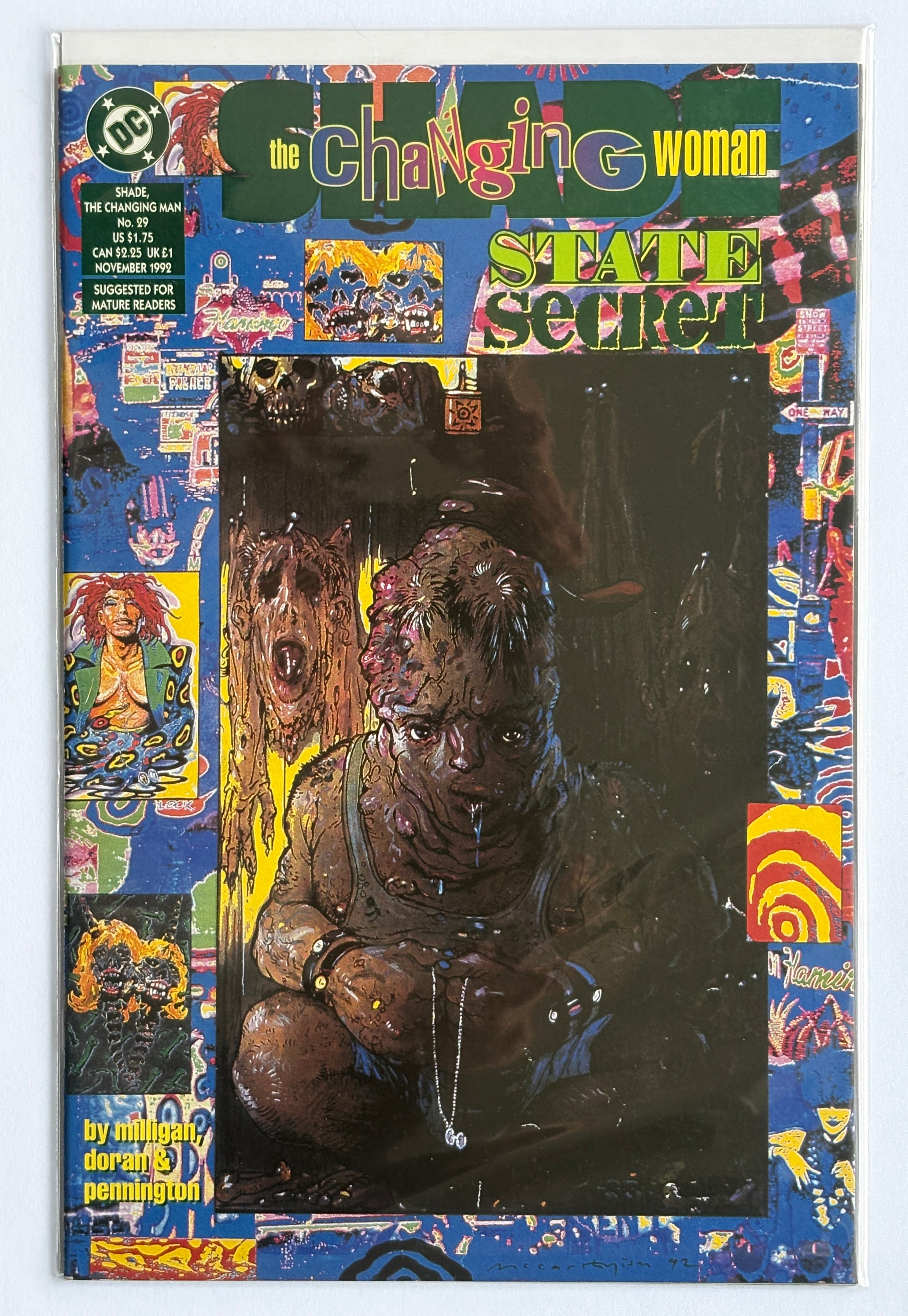 Shade, the Changing Man #29 - DC Comics November 1992 VF/NM 9.0