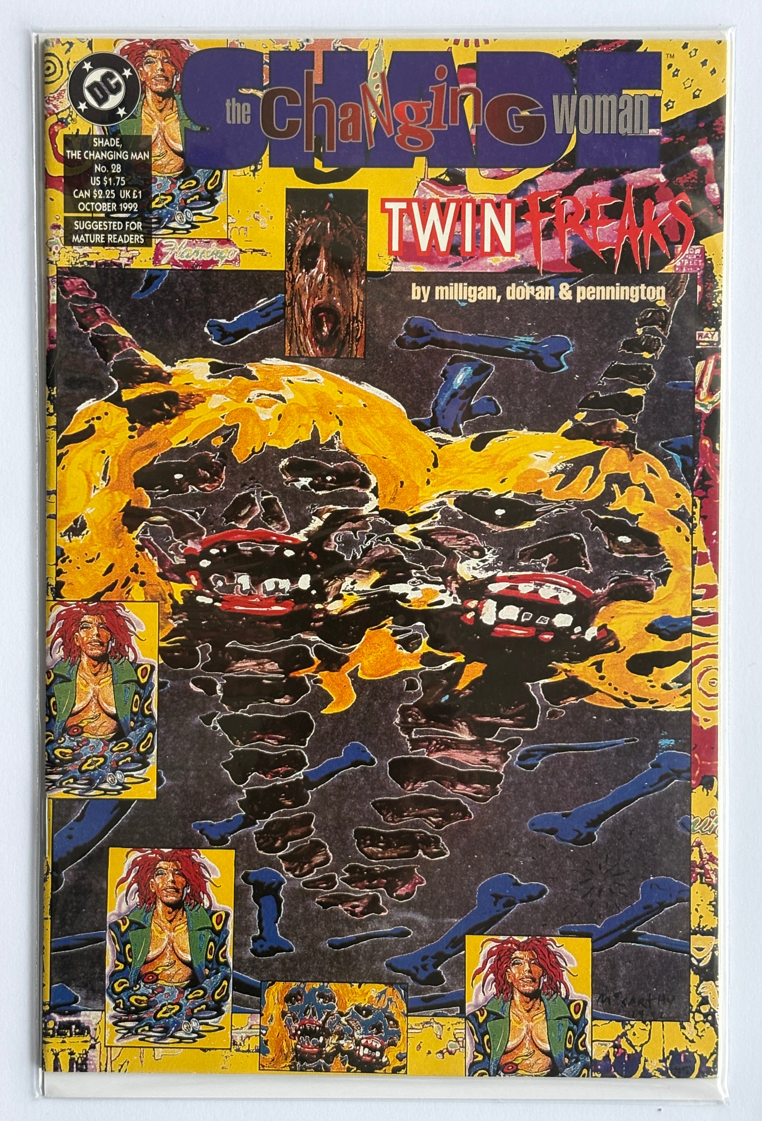 Shade, the Changing Man #28 - DC Comics October 1992 VF+ 8.5