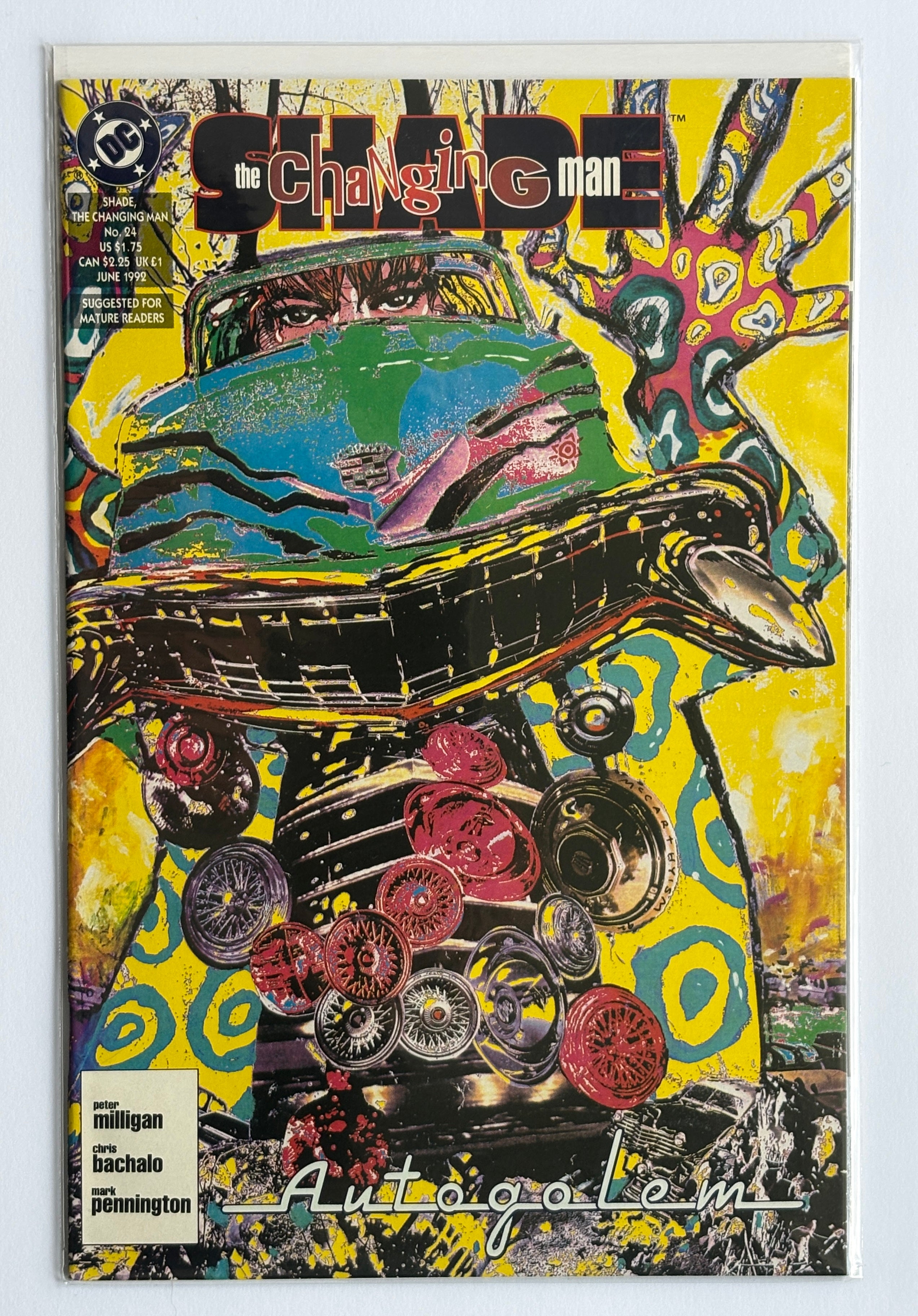 Shade, the Changing Man #24 - DC Comics June 1992 NM- 9.2