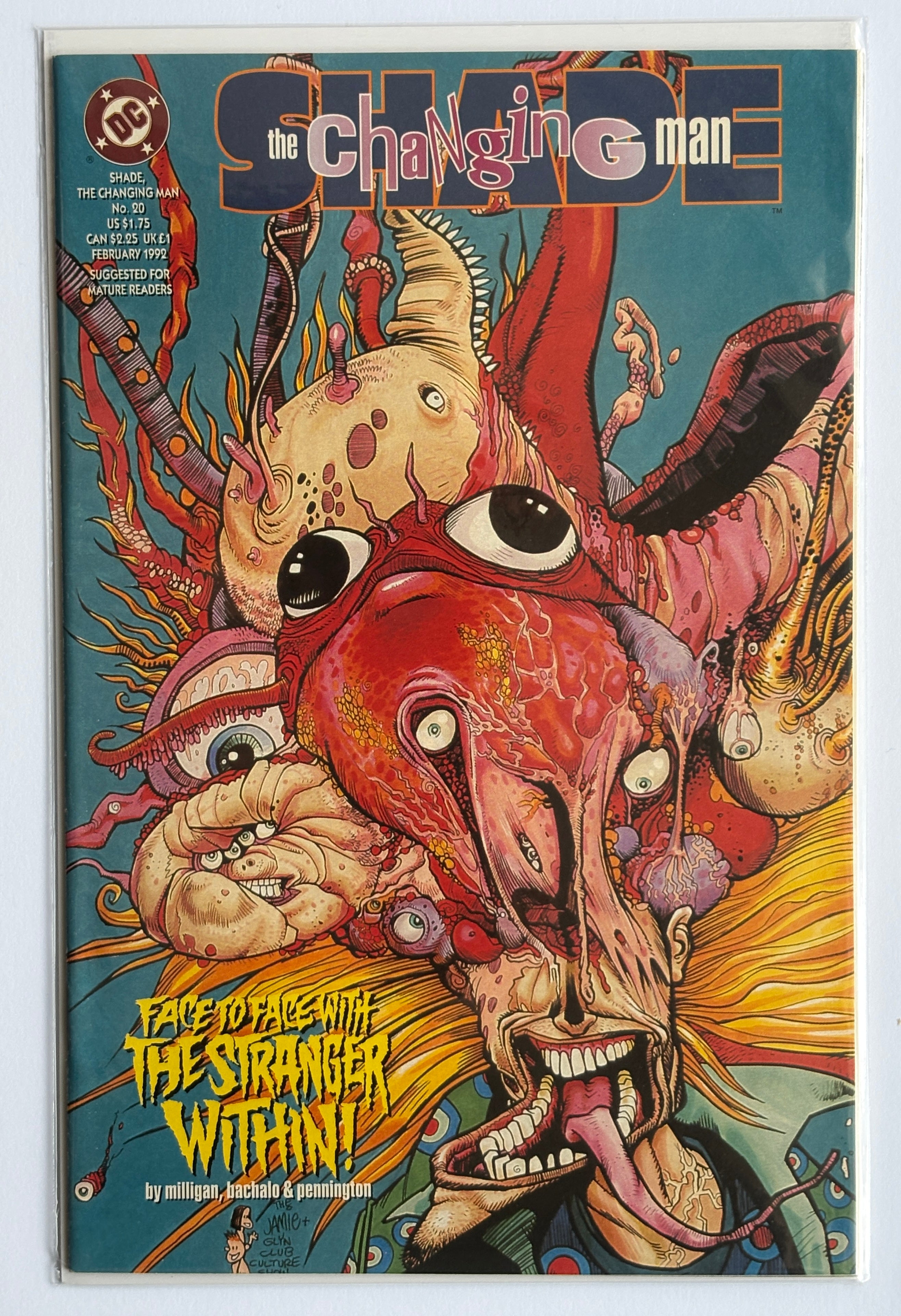 Shade, the Changing Man #20 - DC Comics February 1992 NM- 9.2