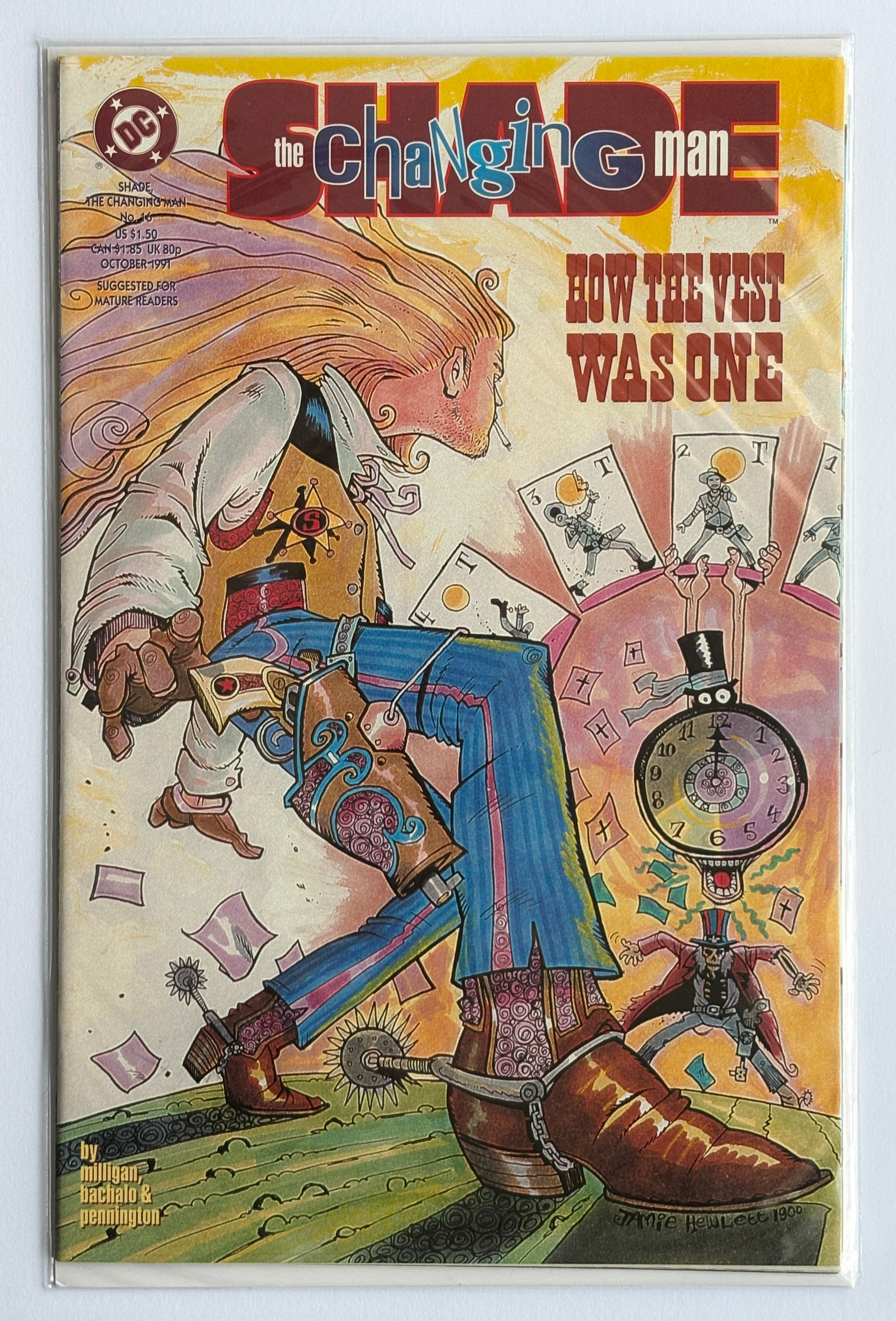Shade, the Changing Man #16 - DC Comics October 1991 VF/NM 9.0