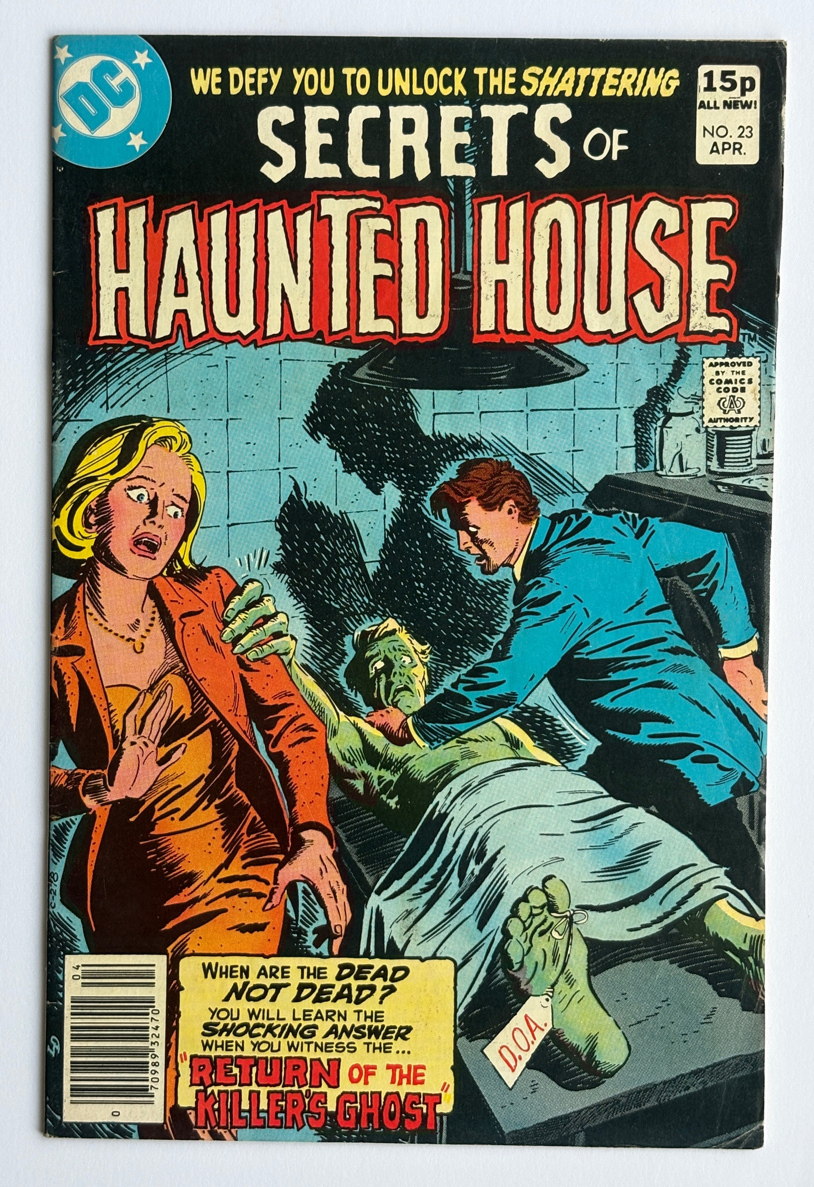 Secrets of Haunted House #23 - UK Variant DC Comics April 1980  FN 6.0