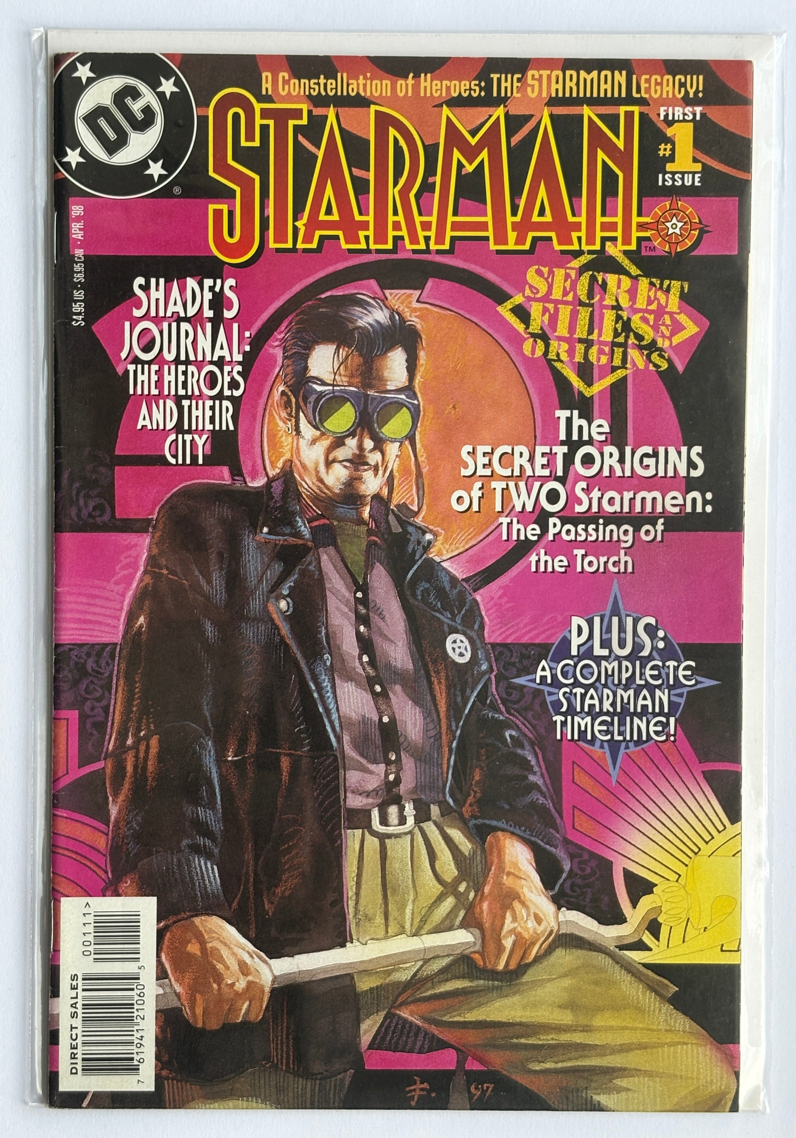 Starman: Secret Files #1 - 1st Printing DC Comics April 1998 VF 8.0