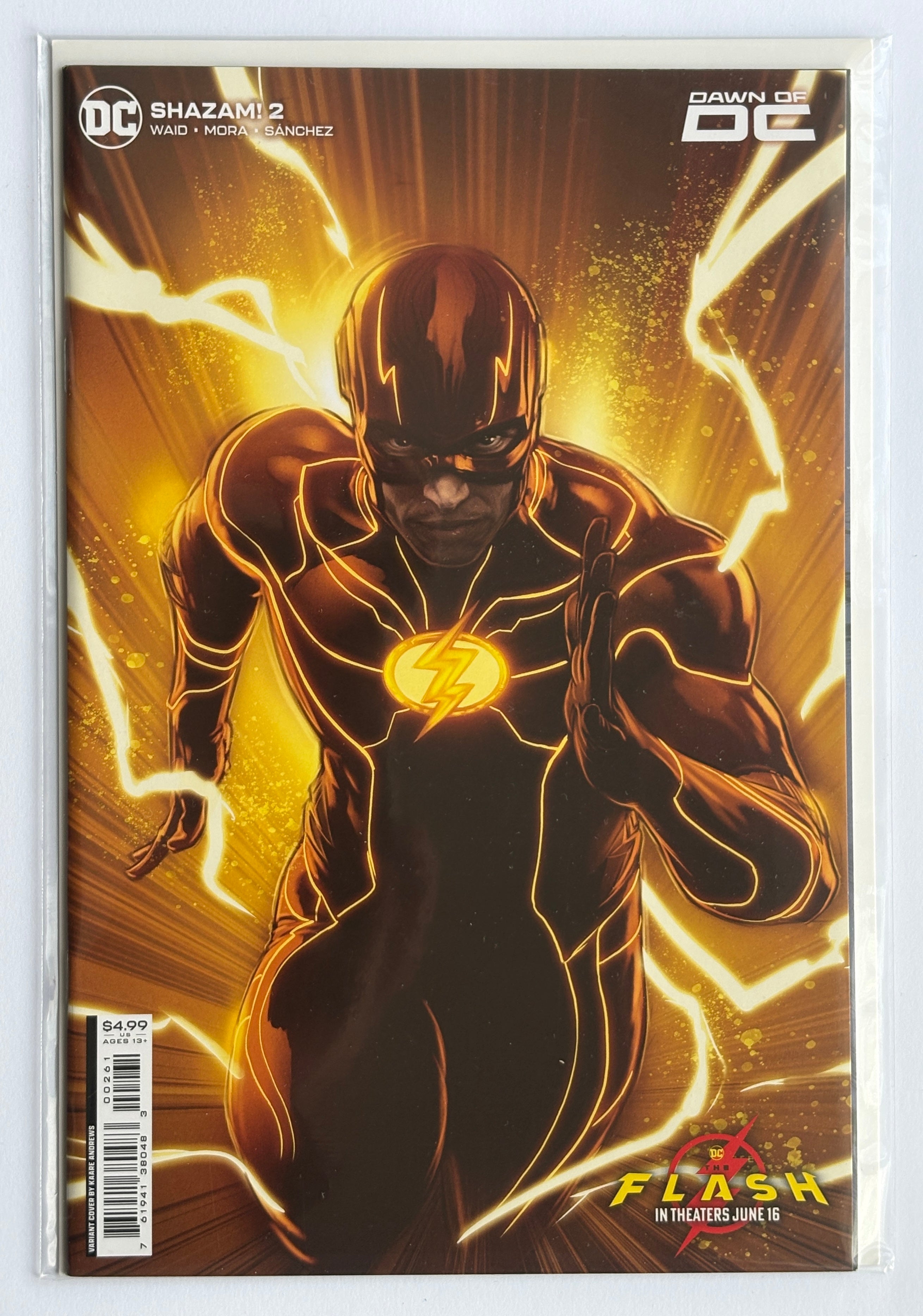 Shazam! #2 - 1st Print Flash Movie Variant Cover DC Comics August 2023 VF+ 8.5
