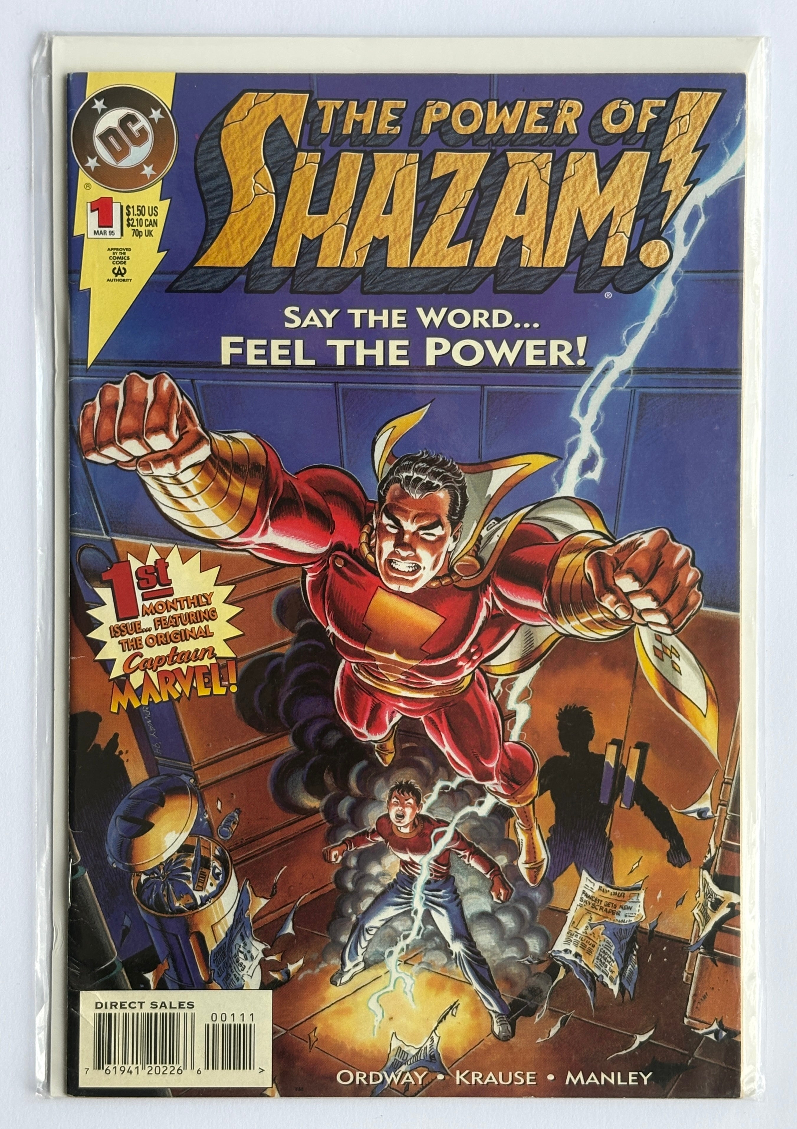 The Power of Shazam #1 - 1st Printing DC Comics March 1995 FN 6.5