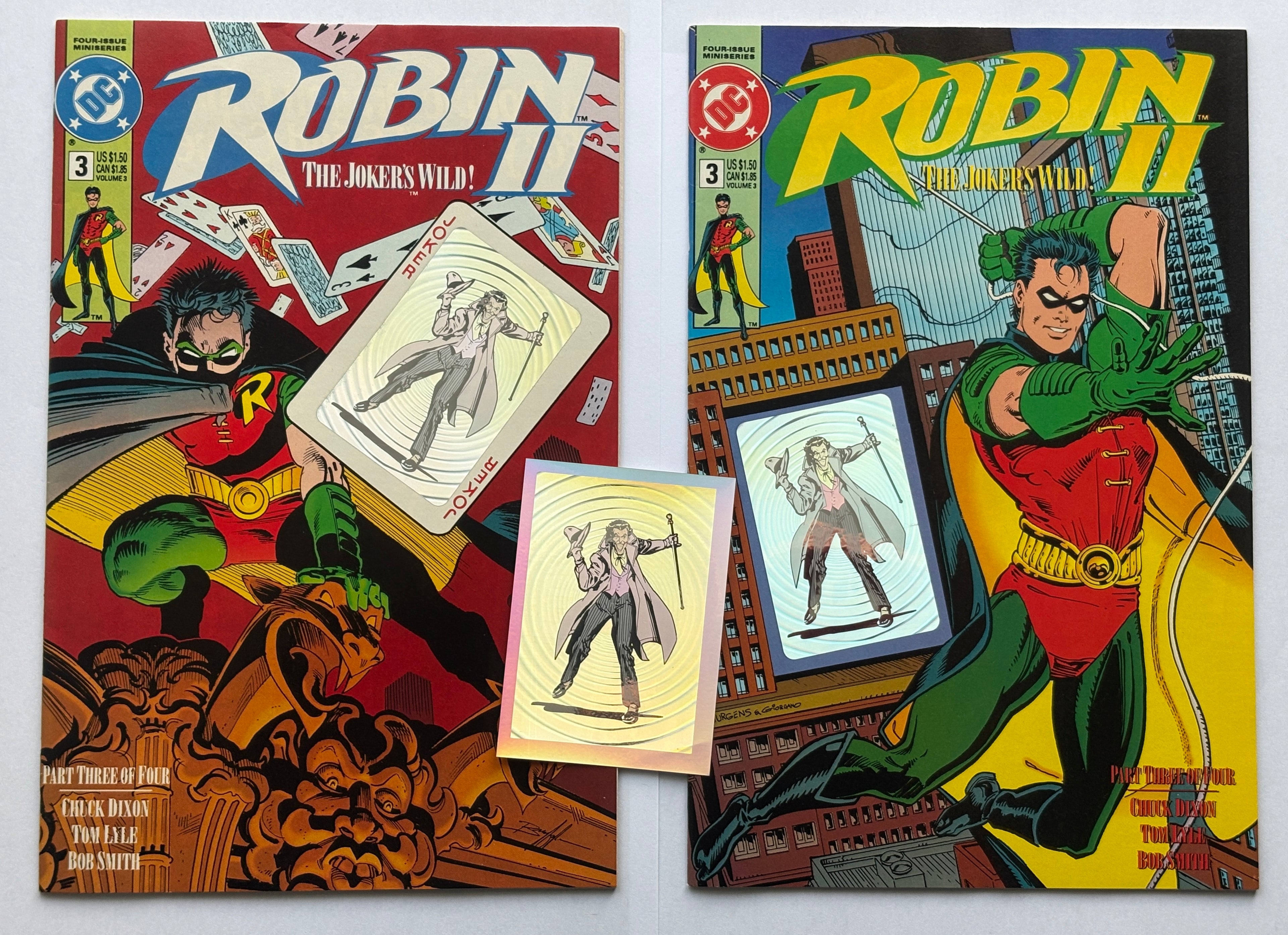 Robin II The Joker's Wild! #3 - Collector's Set - DC Comics - 1991 Bagged but Opened