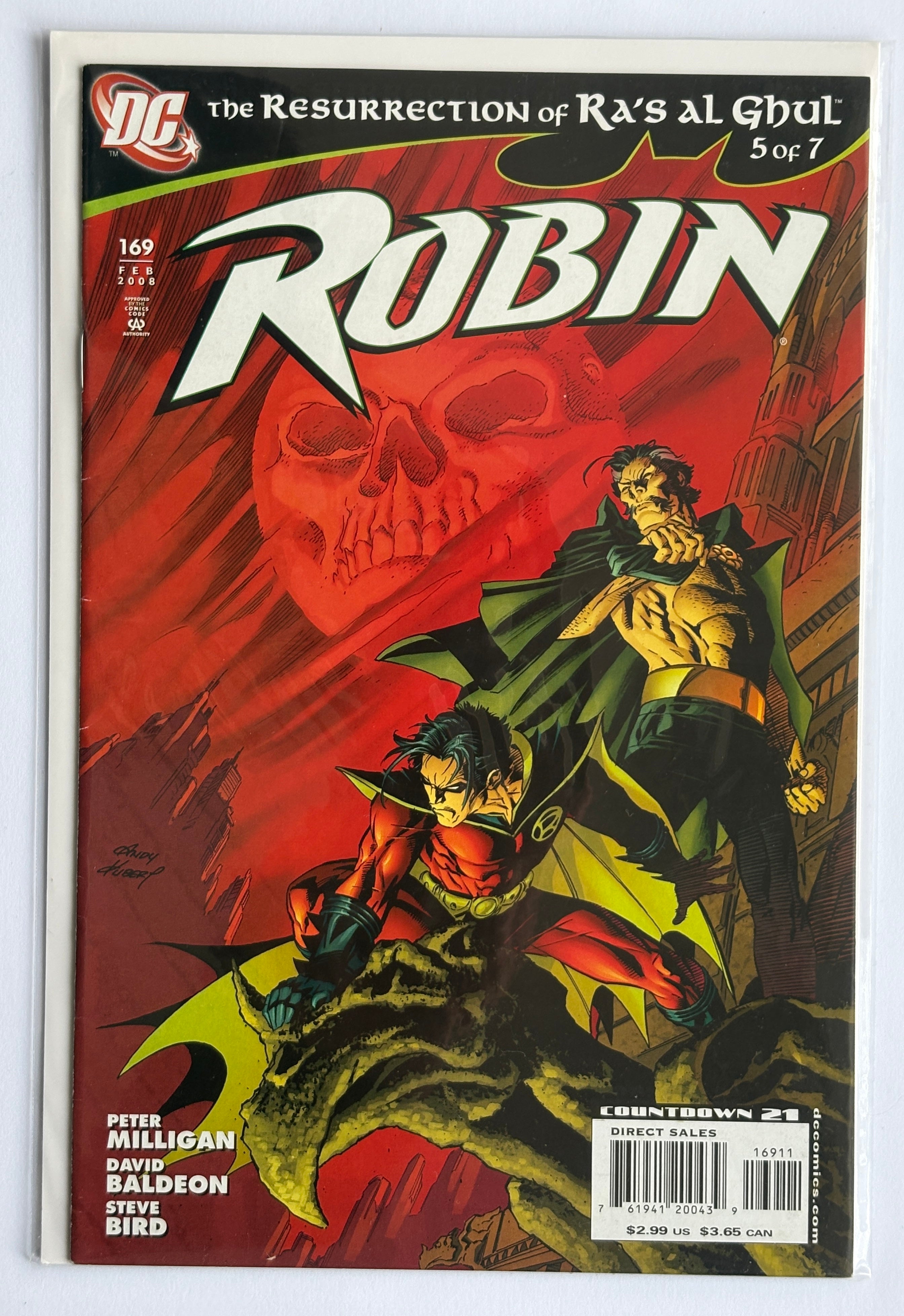 Robin #169 - 1st Printing DC Comics February 2008 FN 6.0