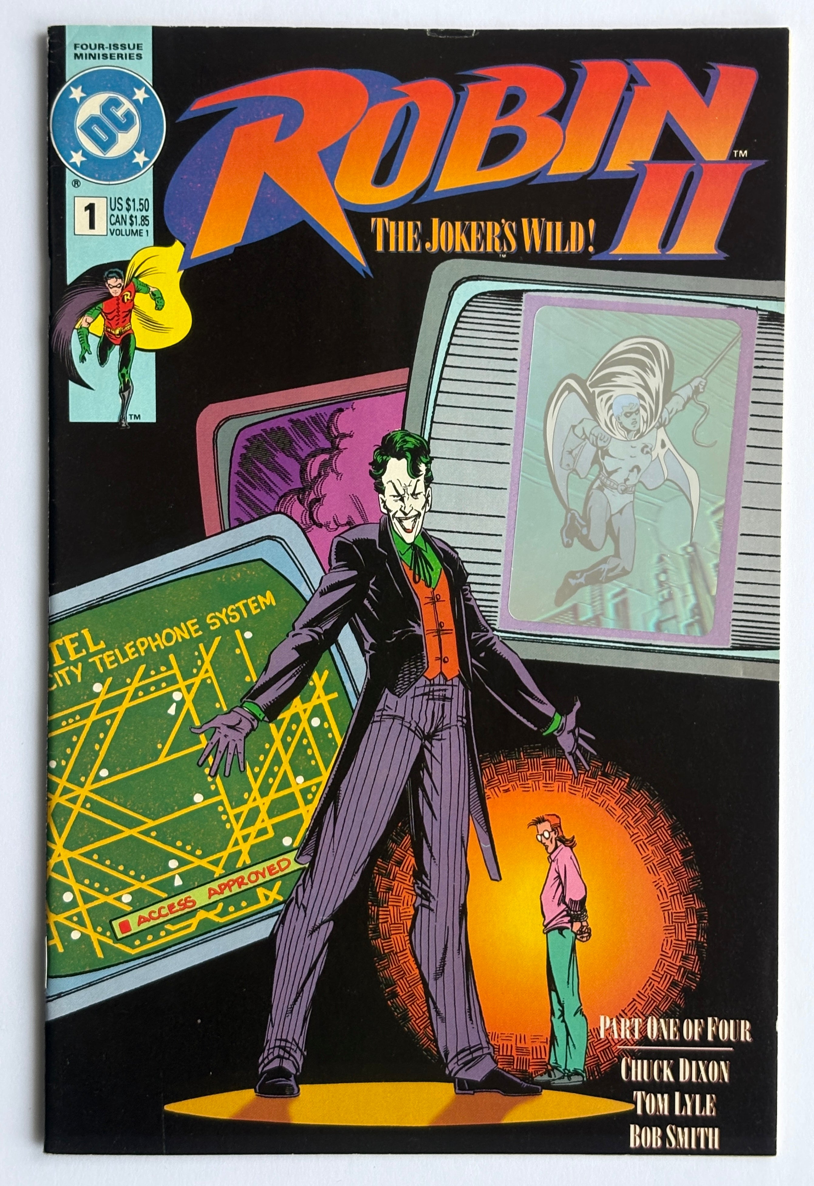 Robin II #1 - The Joker's Wild - 4 Different Covers (4 Comics) 1991 VF- 7.5