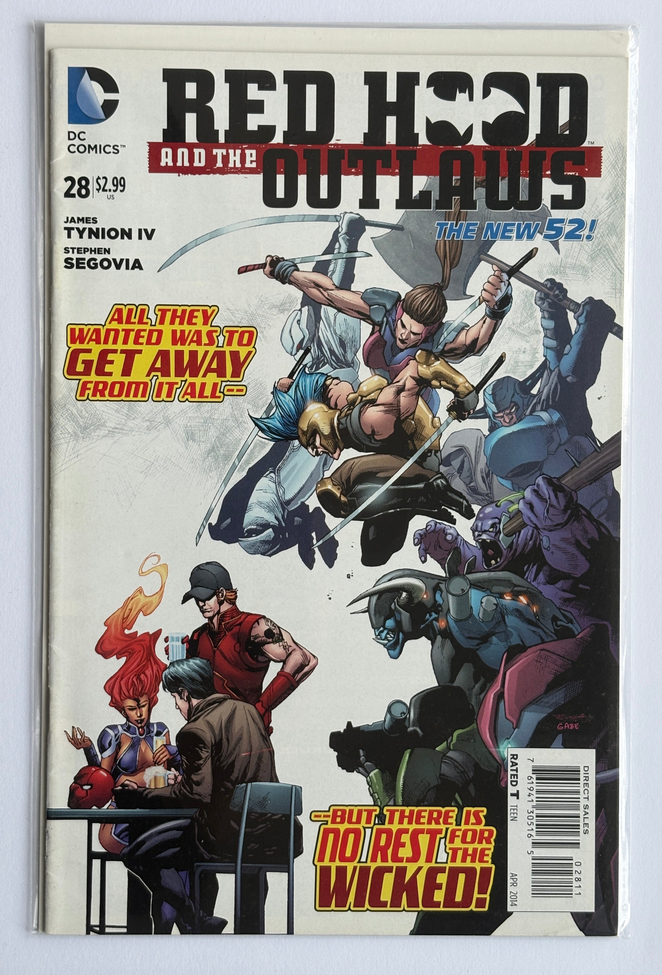 Red Hood and the Outlaws #28 - The New 52 - 1st Printing April 2014 F/VF 7.0