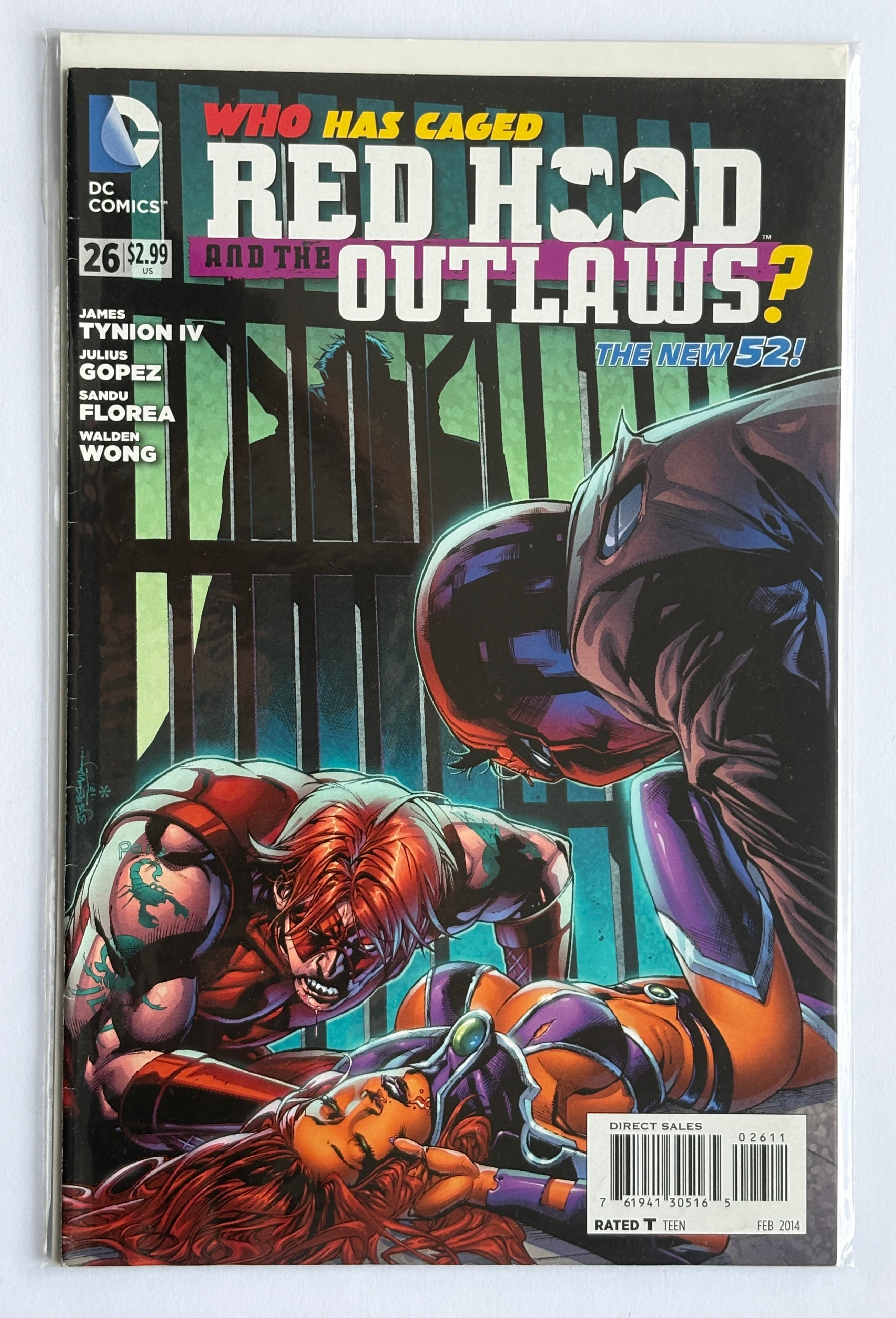 Red Hood and the Outlaws #26 - The New 52 - 1st Printing February 2014 F/VF 7.0