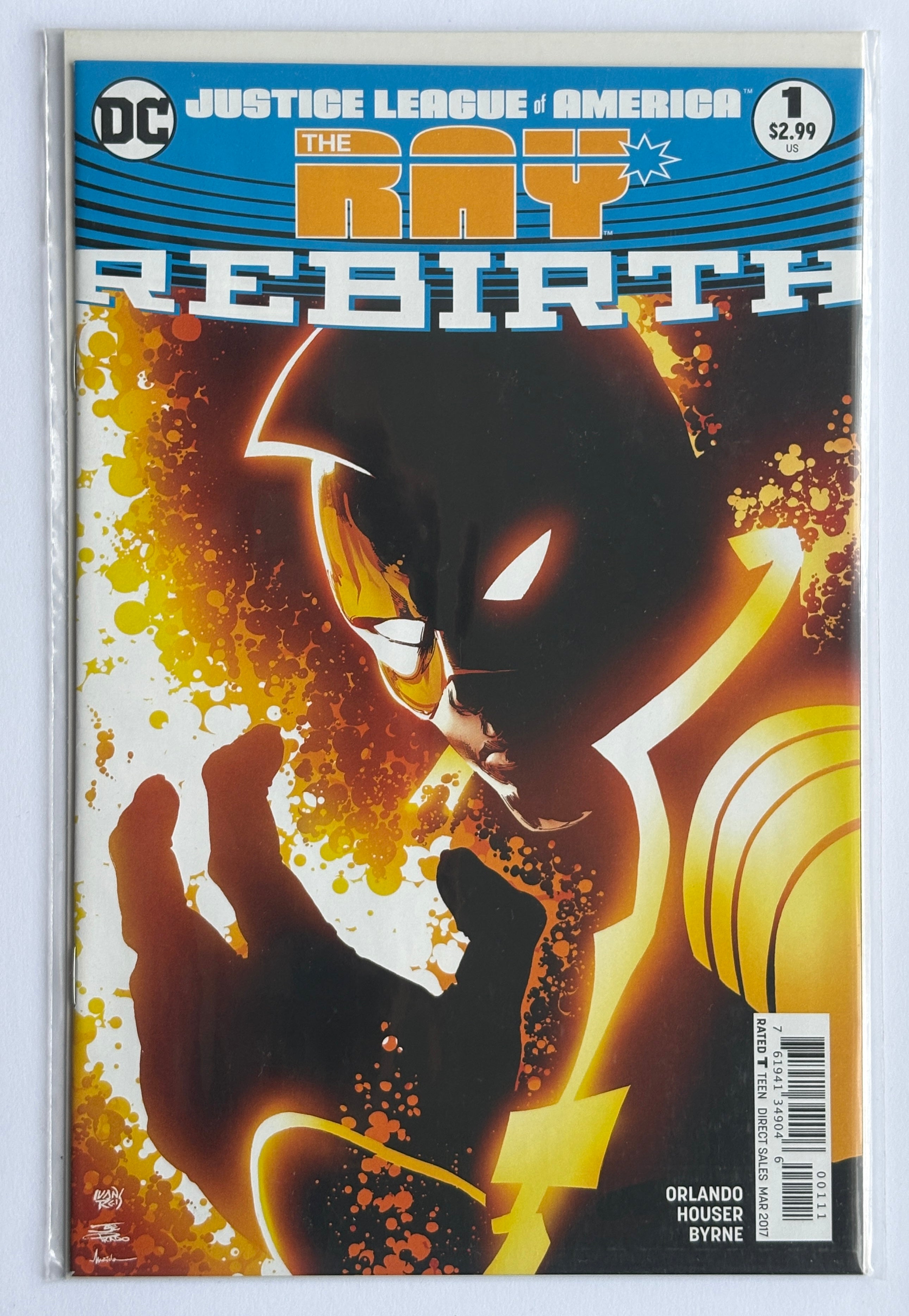 Justice League of America: The Ray - Rebirth #1 - DC Comics March 2017 NM- 9.2