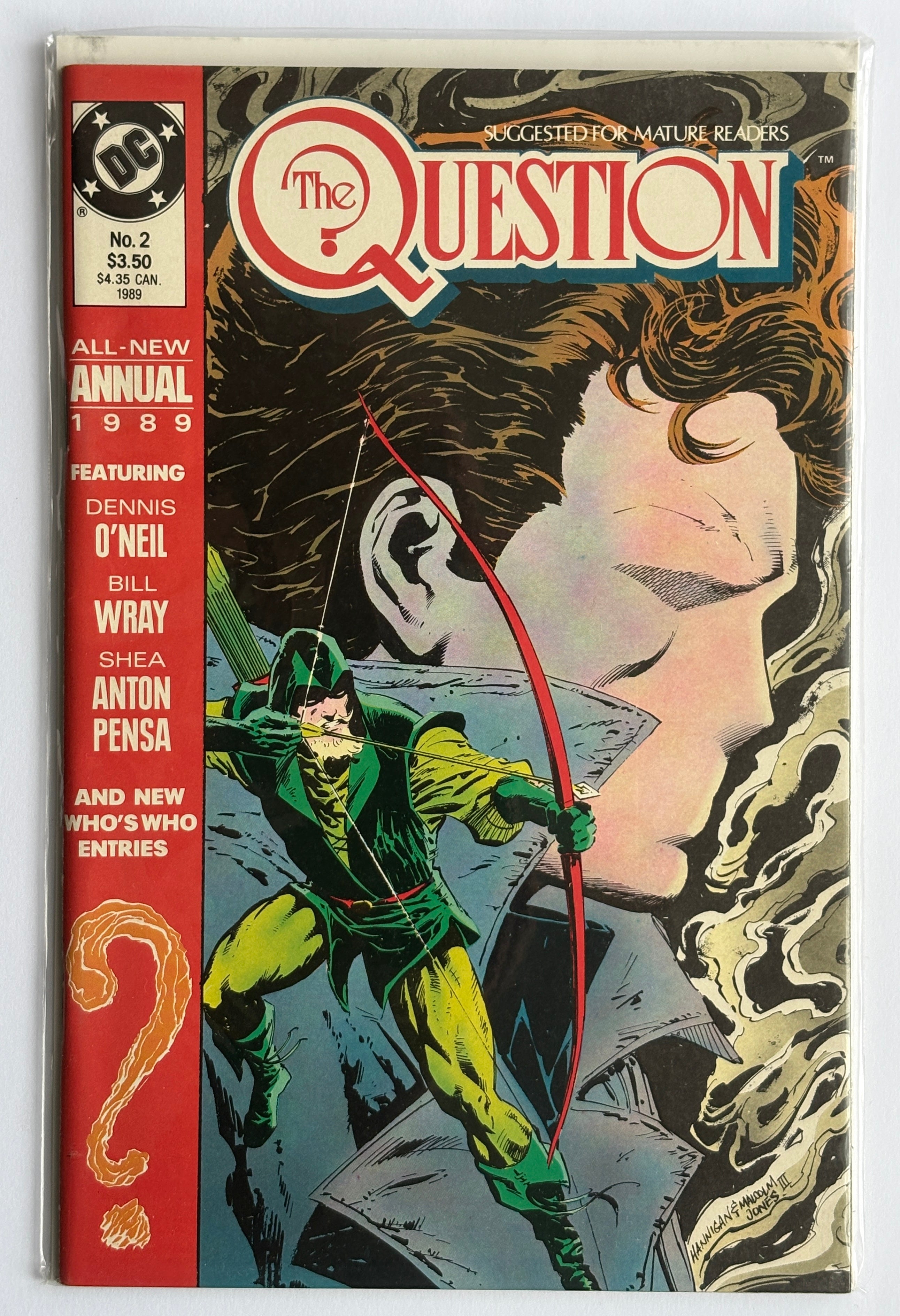 The Question Annual #2 - DC Comics 1989 VF+ 8.5