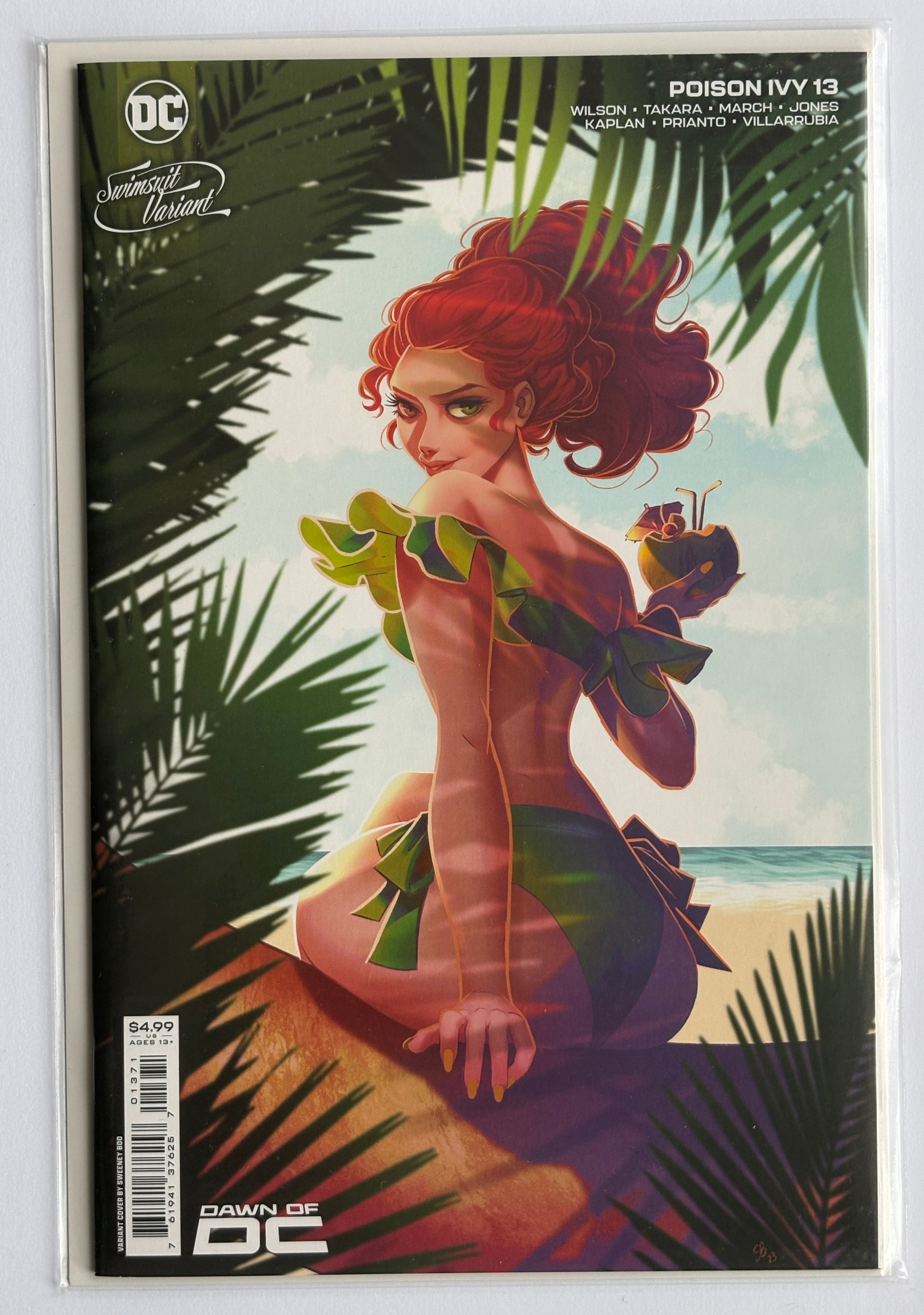 Poison Ivy #13 - 1st Printing Sweeney Boo Swimsuit Variant August 2023 NM 9.4