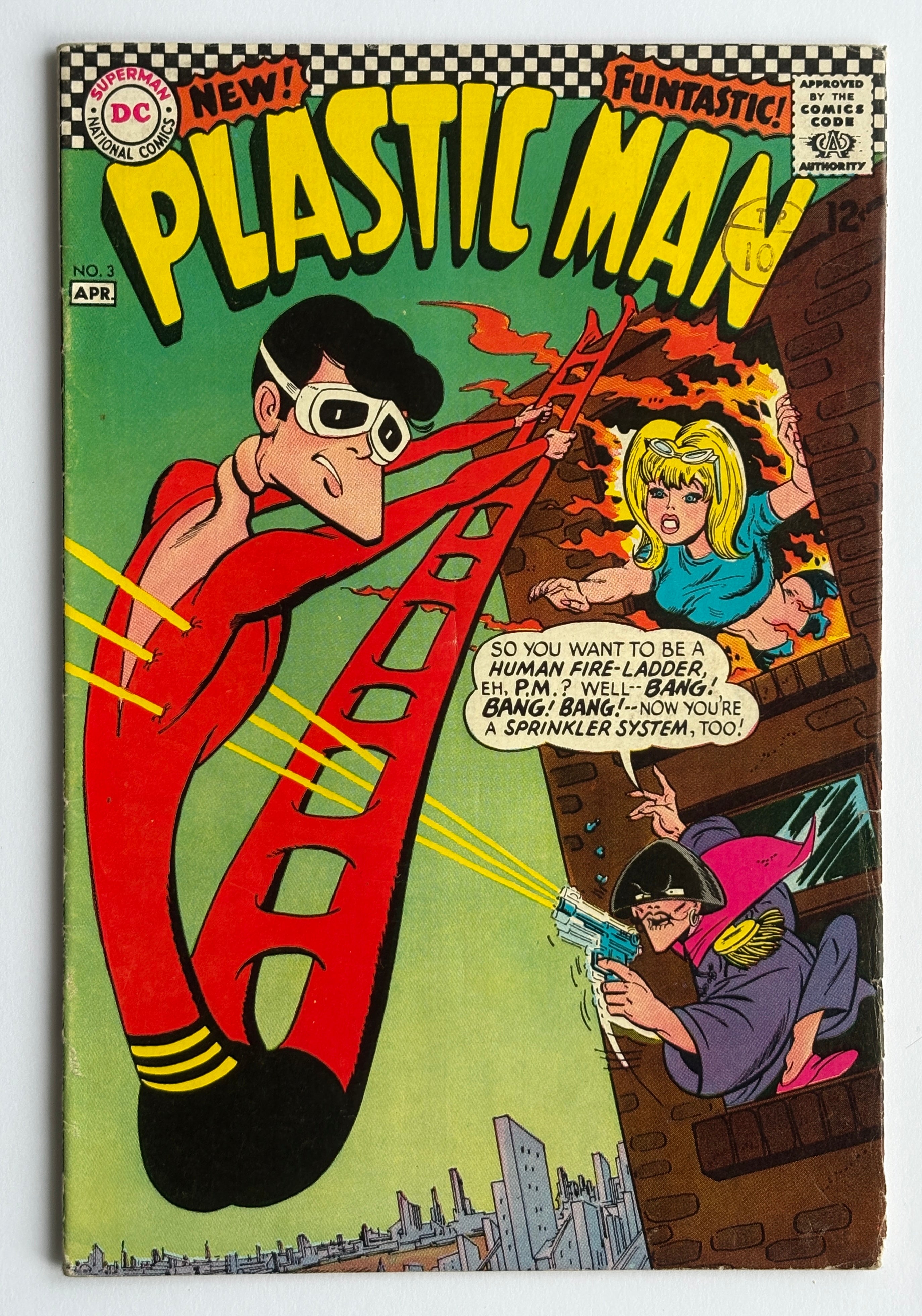 Plastic Man #3 - DC Comics - April 1967 FN+ 6.5