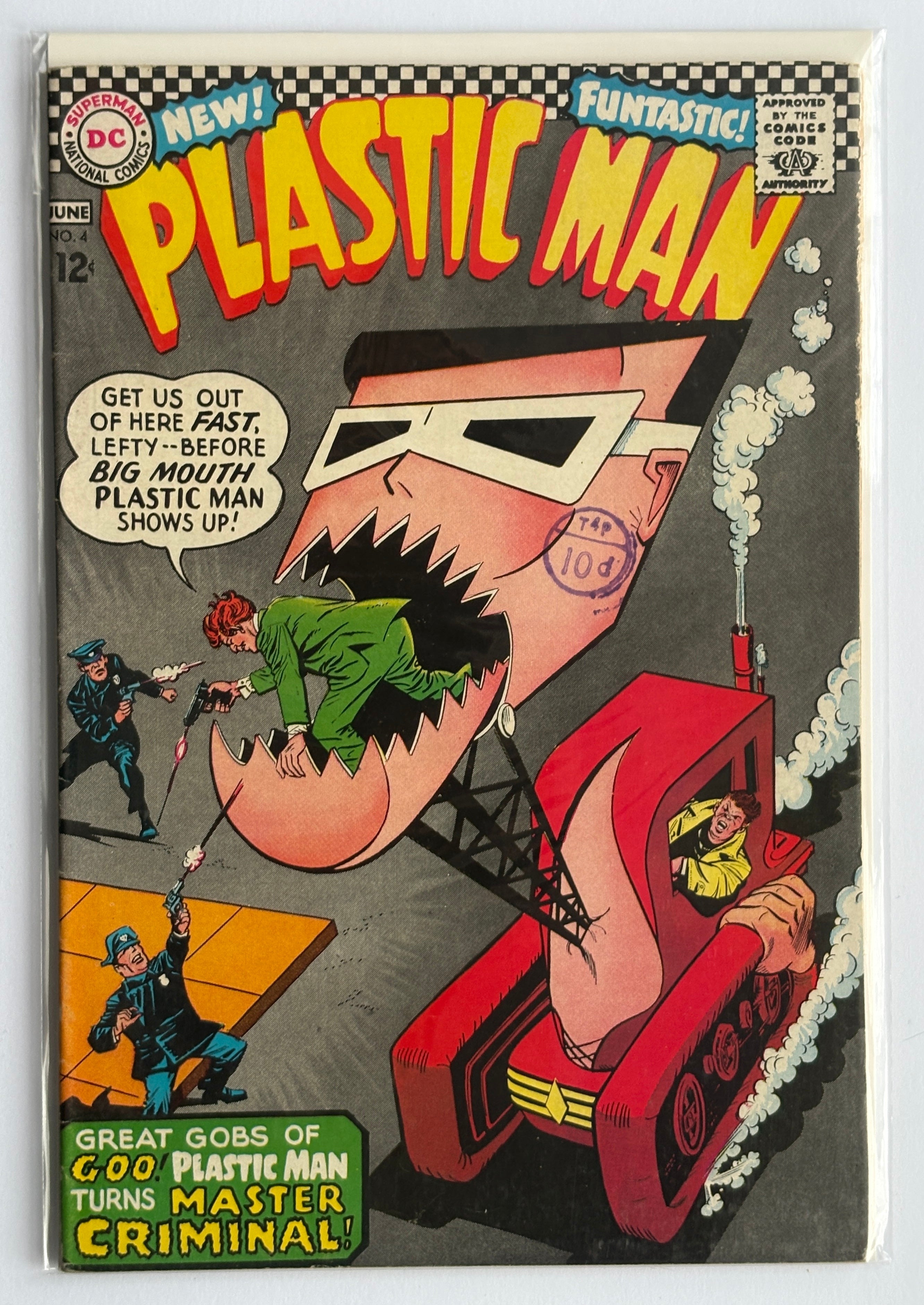 Plastic Man #4 - DC Comics - DC Comics June 1967 FN 6.0