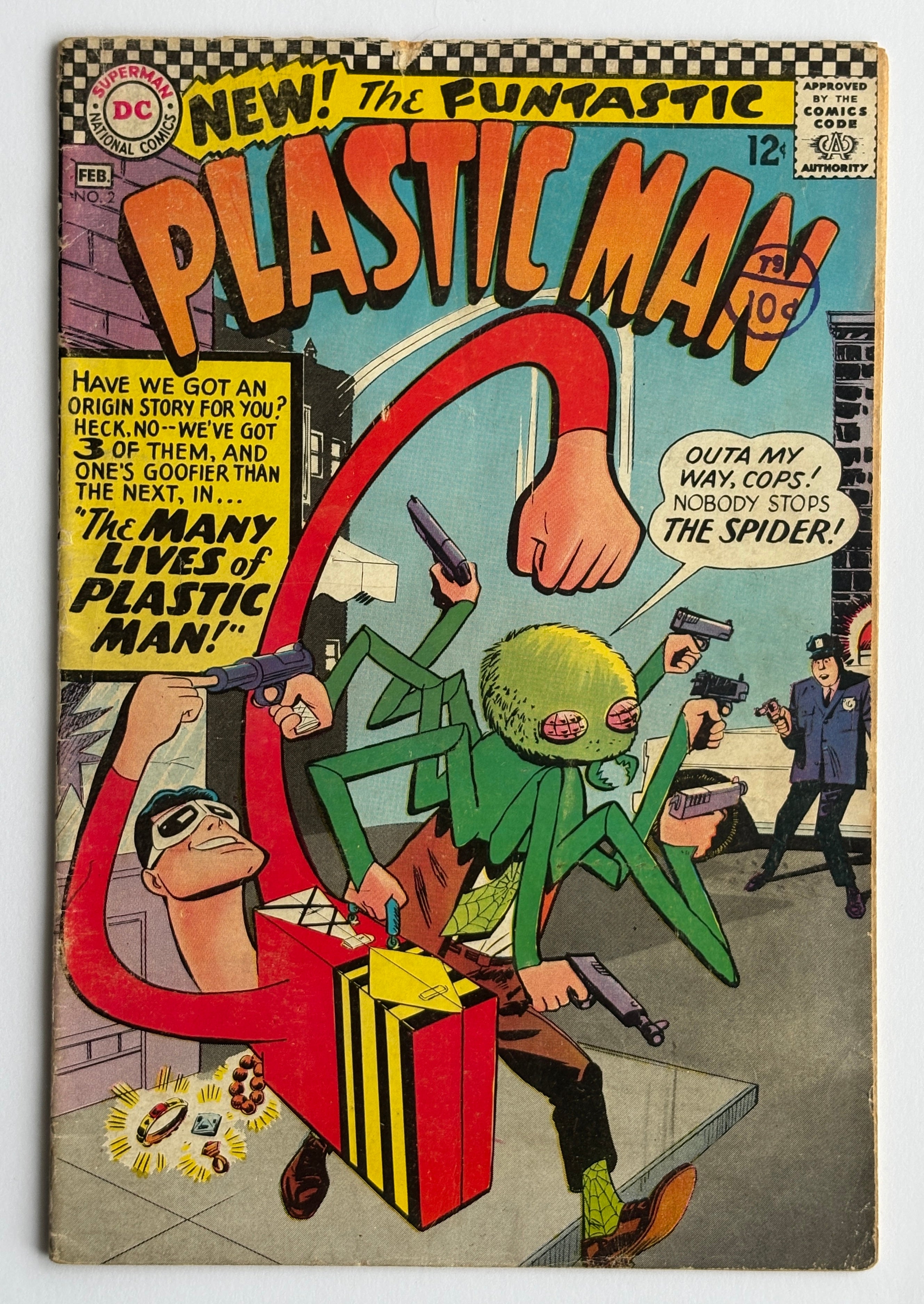 Plastic Man #2 - DC Comics - February 1967 VG- 3.5