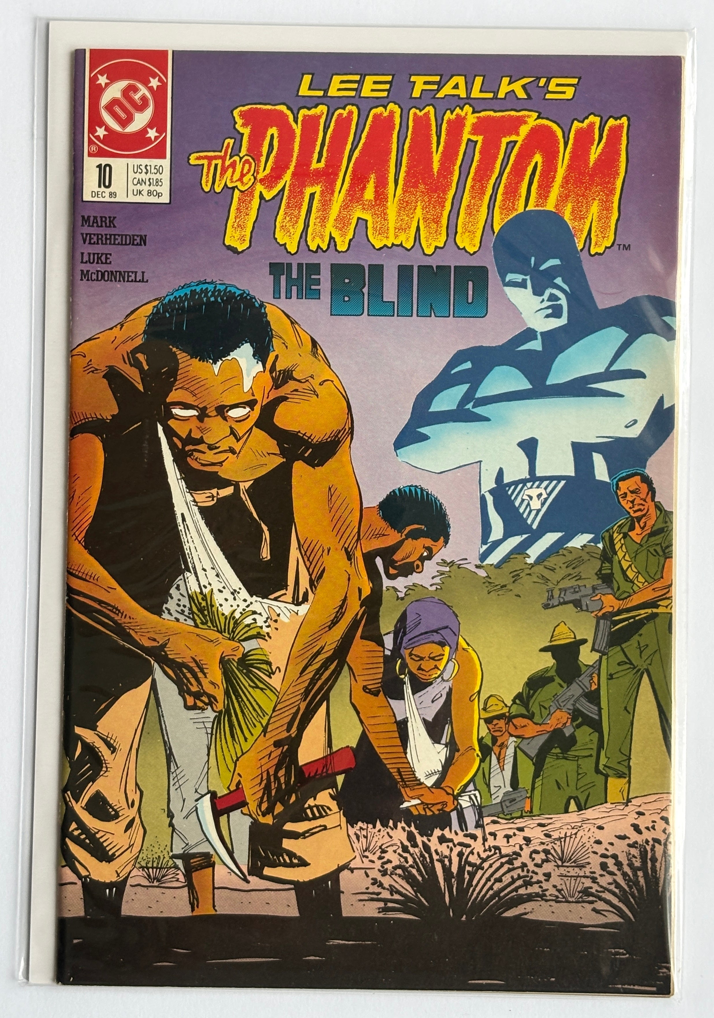The Phantom #10  - DC Comics December 1989 VF+ 8.5