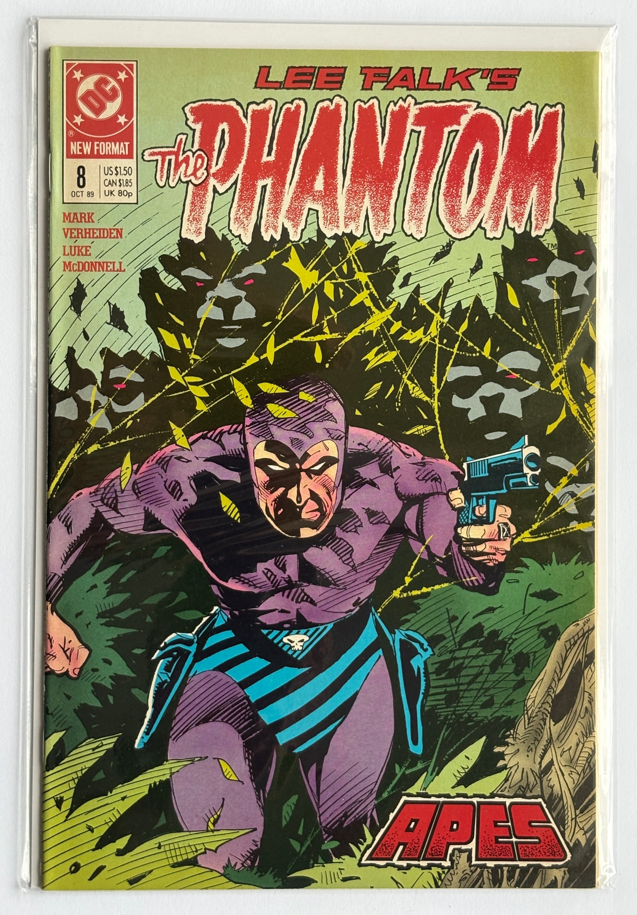 The Phantom #8  - DC Comics October 1989 VF+ 8.5