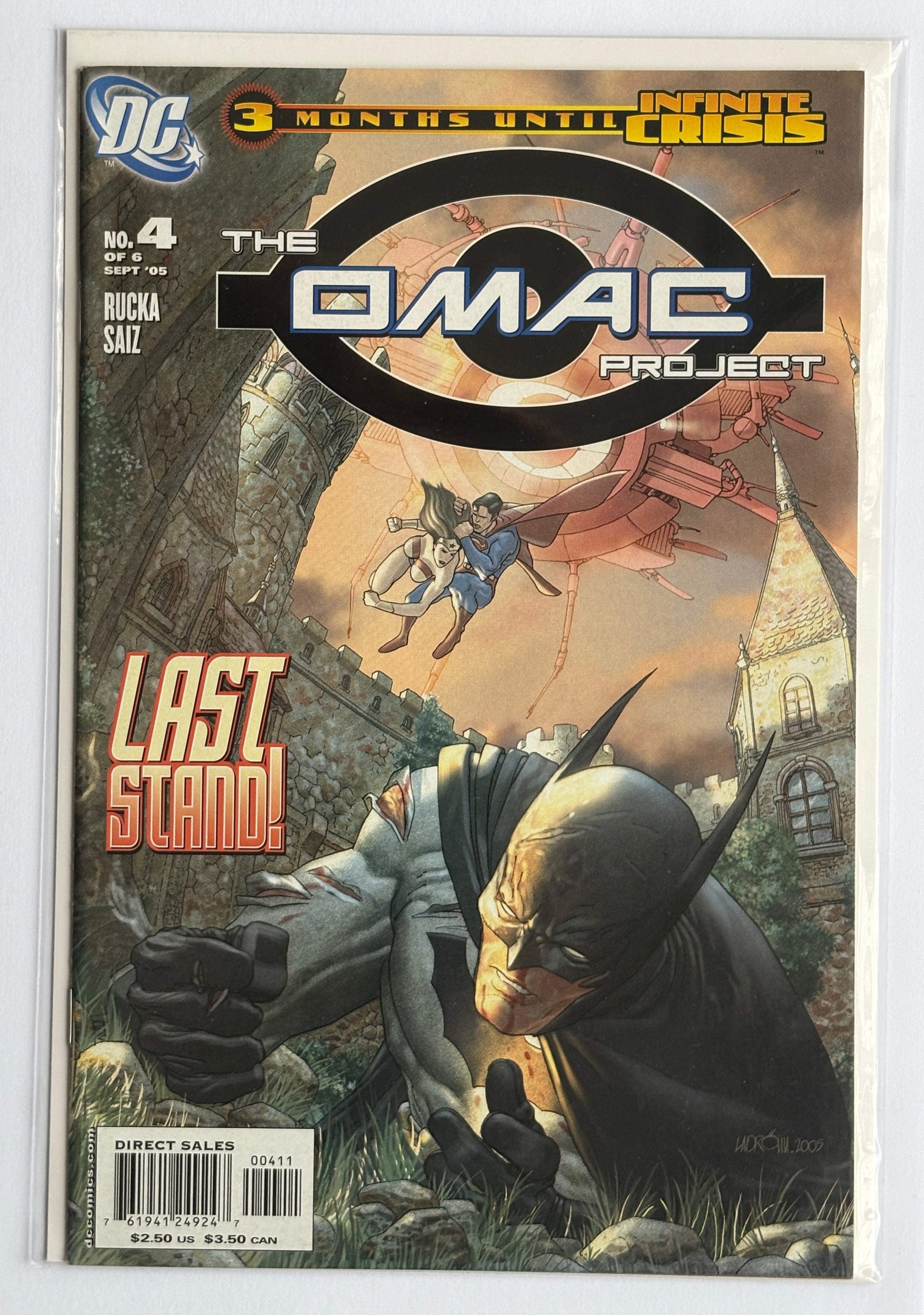 The Omac Project #4 (of 6) - 1st Printing - DC Comics September 2005 VF+ 8.5