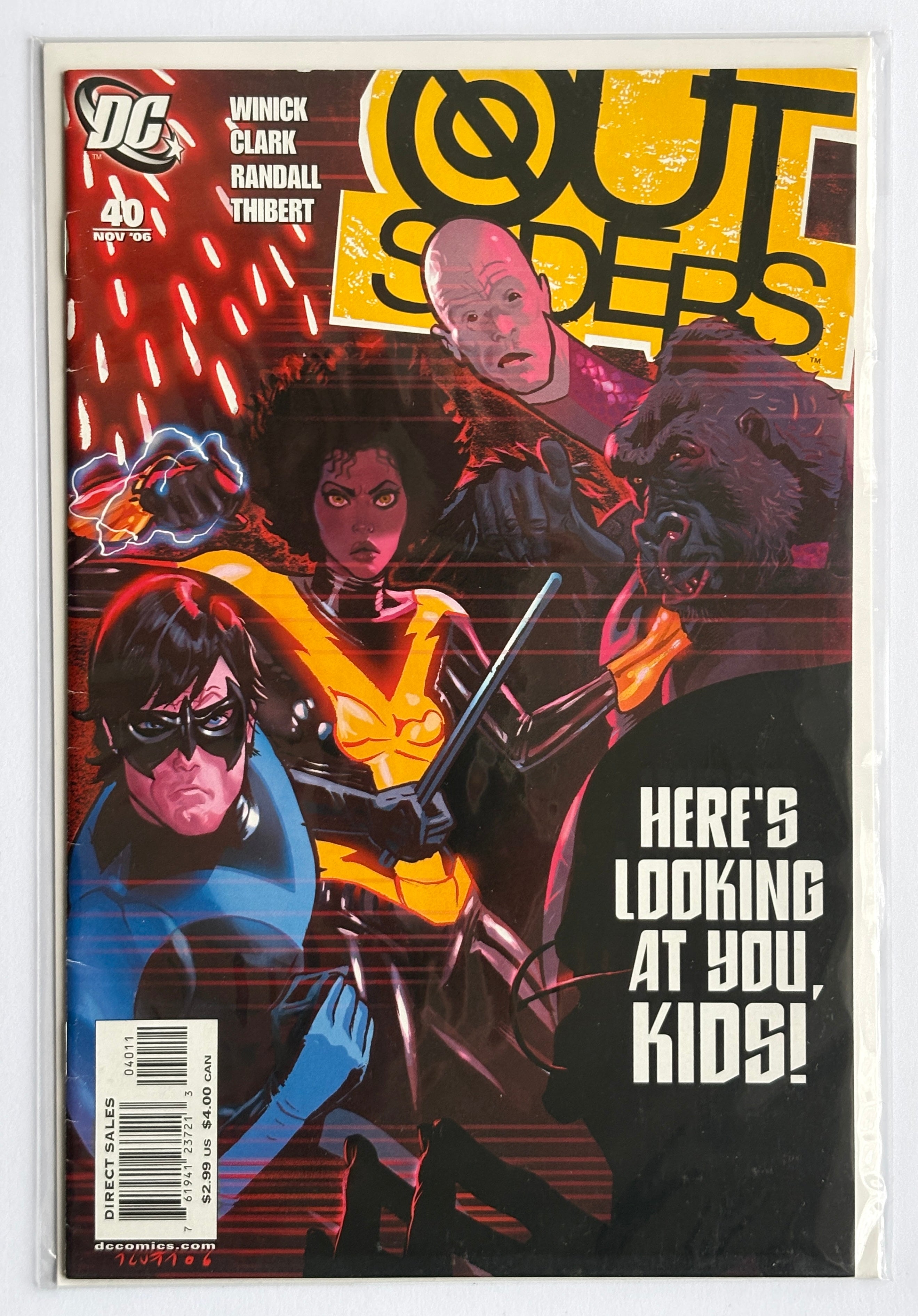 Outsiders #40 - 1st Printing DC Comics November 2006 FN- 5.5