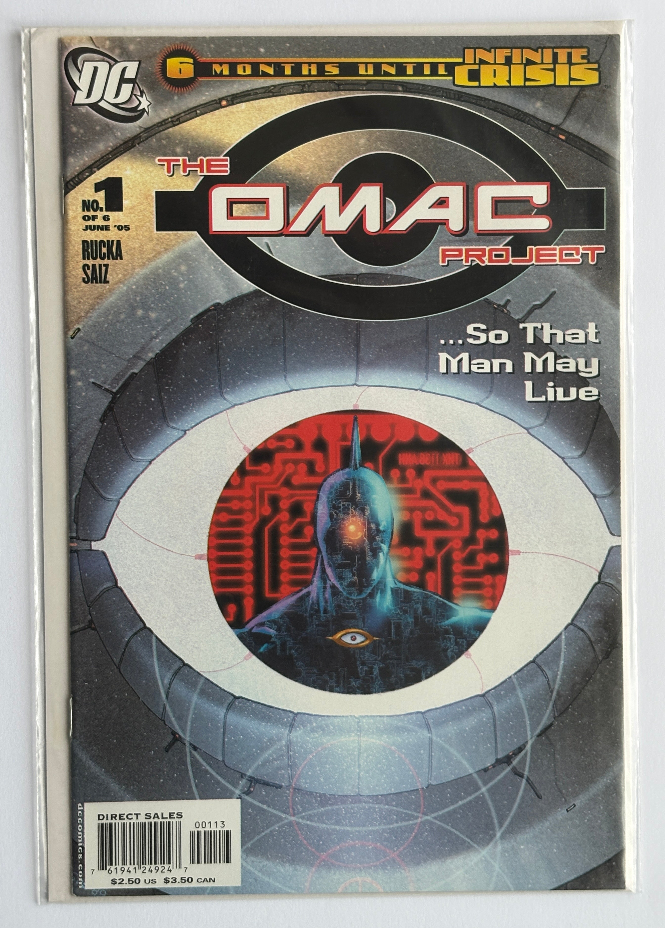 The Omac Project #1 (1 of 6) - 3rd Printing - DC Comic June 2005 VF/NM 9.0