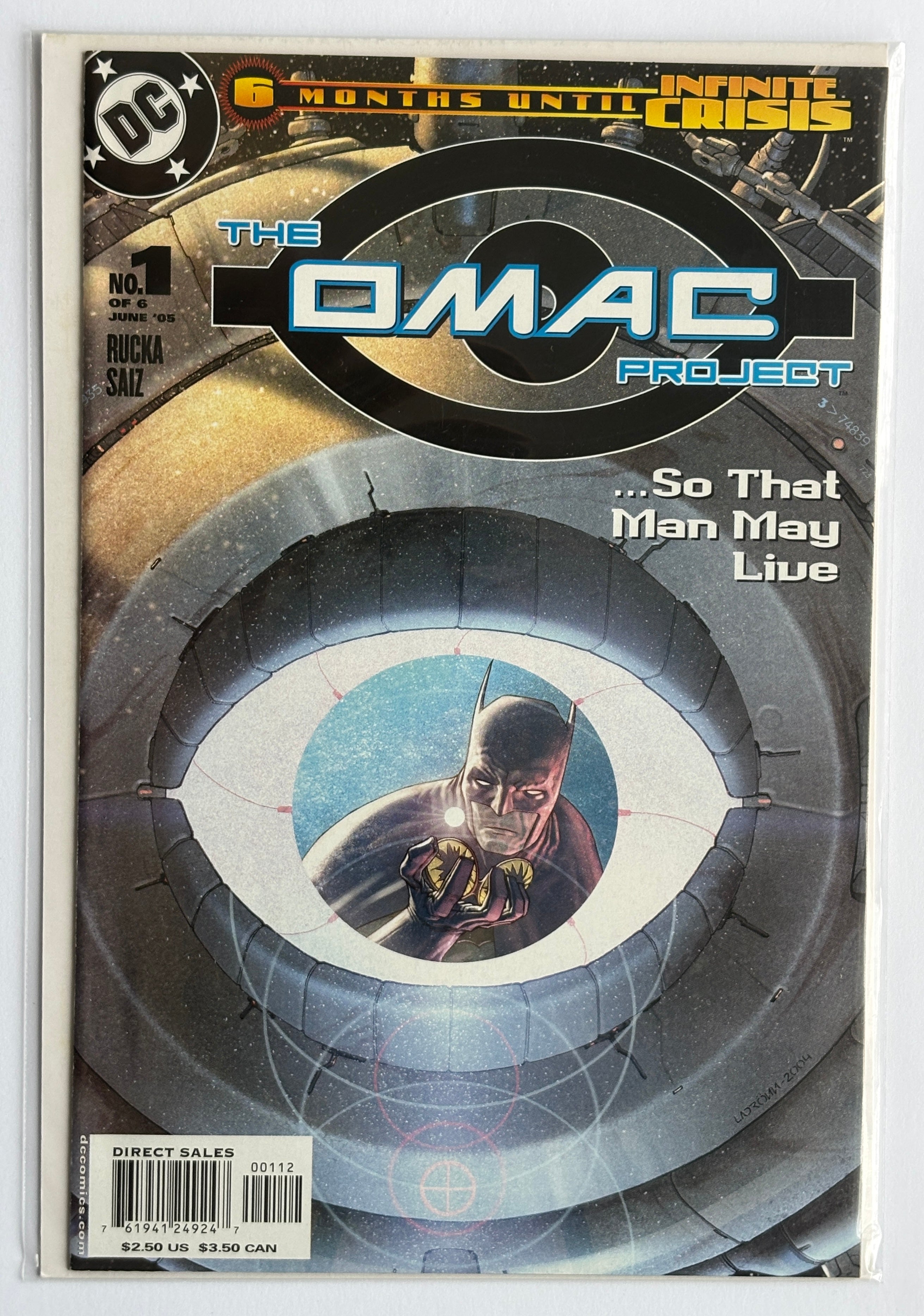 The Omac Project #1 (1 of 6) - 2nd Printing - DC Comic June 2005 VF/NM 9.0