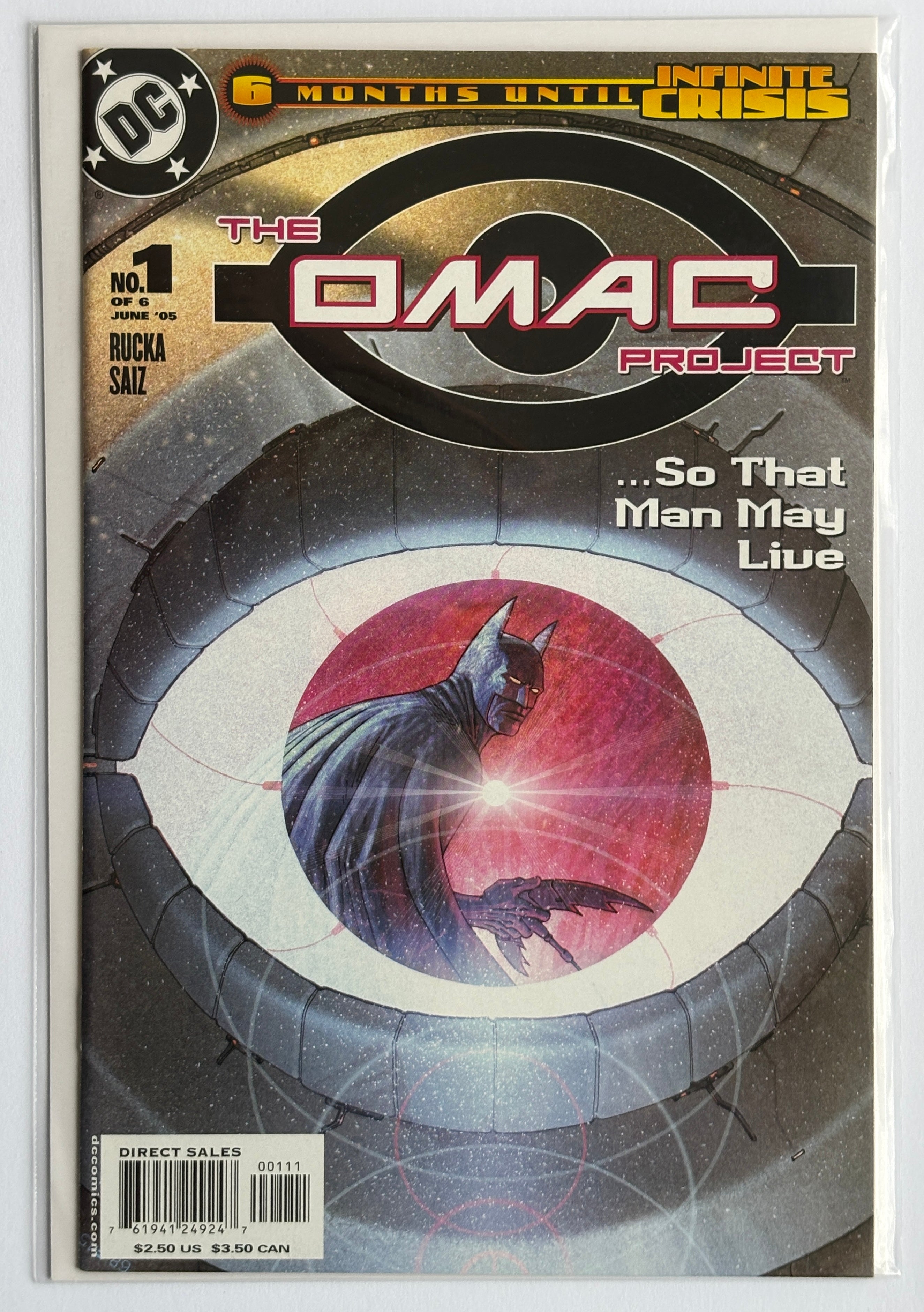 The Omac Project #1 (1 of 6) - 1st Printing - DC Comic June 2005 VF/NM 9.0
