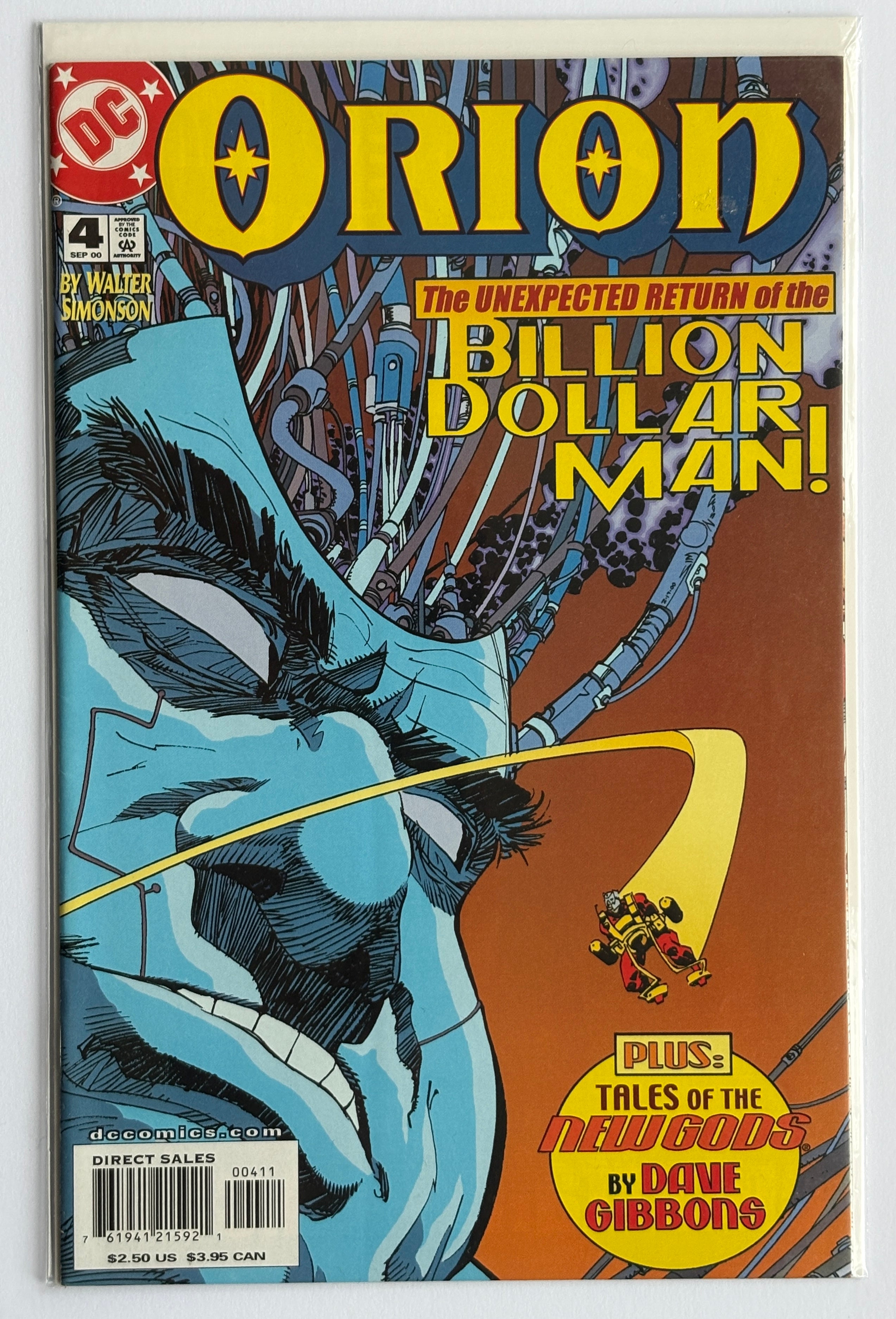 Orion #4 - 1st Printing - DC Comics September 2000 VF- 7.5