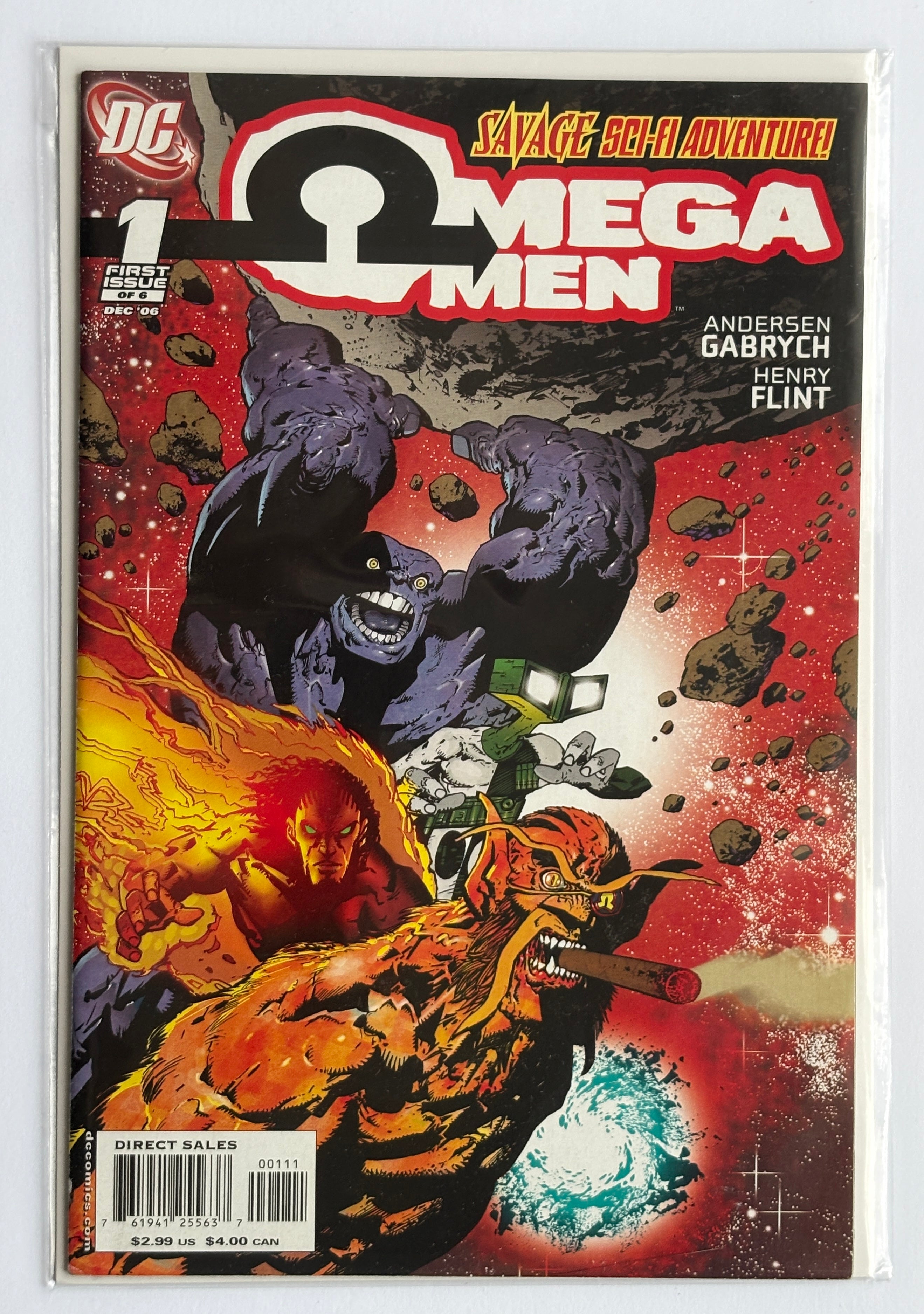 Omega Men #1 (1 of 6) 1st Printing DC Comics December 2006 FN+ 6.5