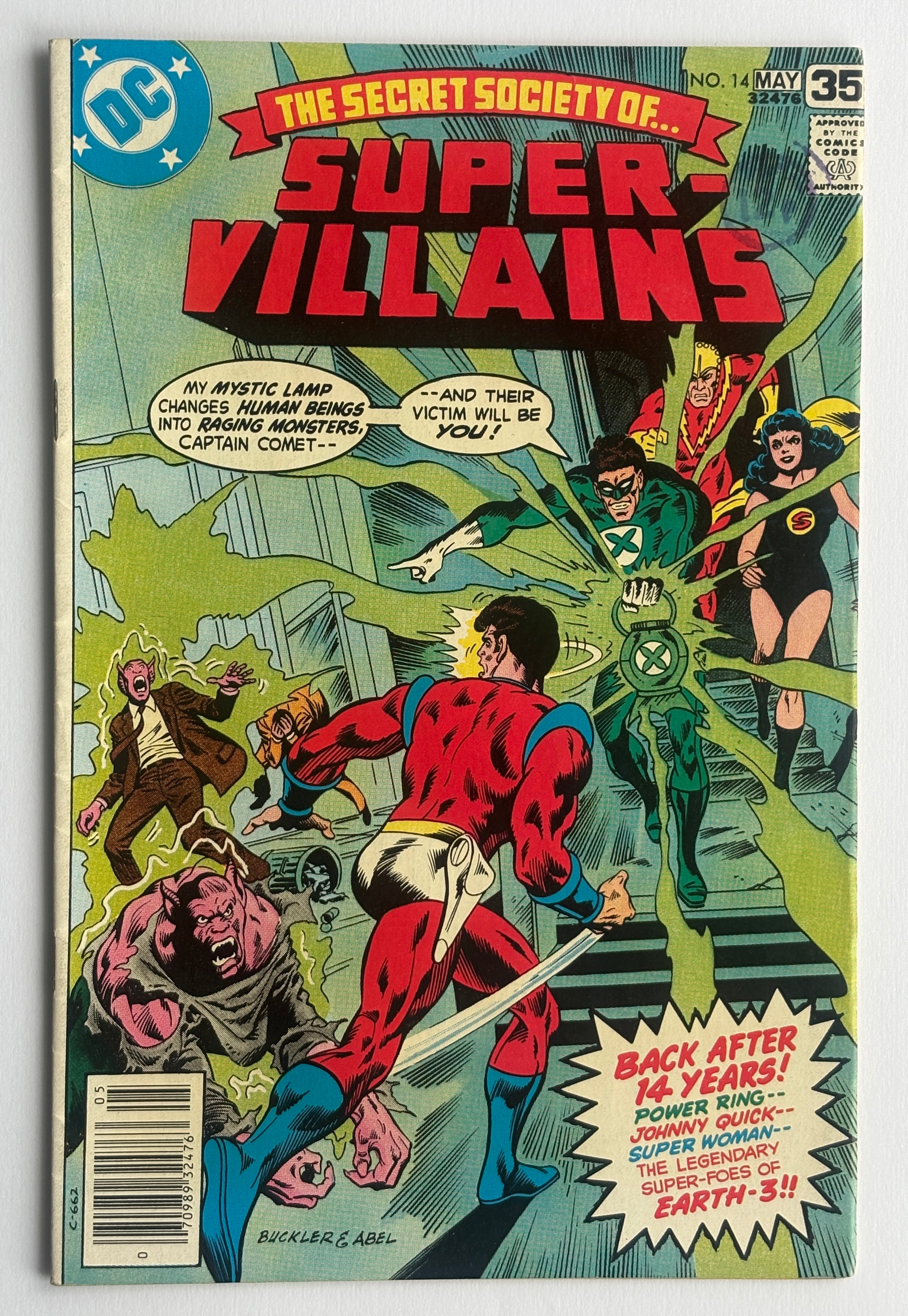 The Secret Society of SUPER VILLAINS #14 - DC Comics - May 1978 F/VF 7.0