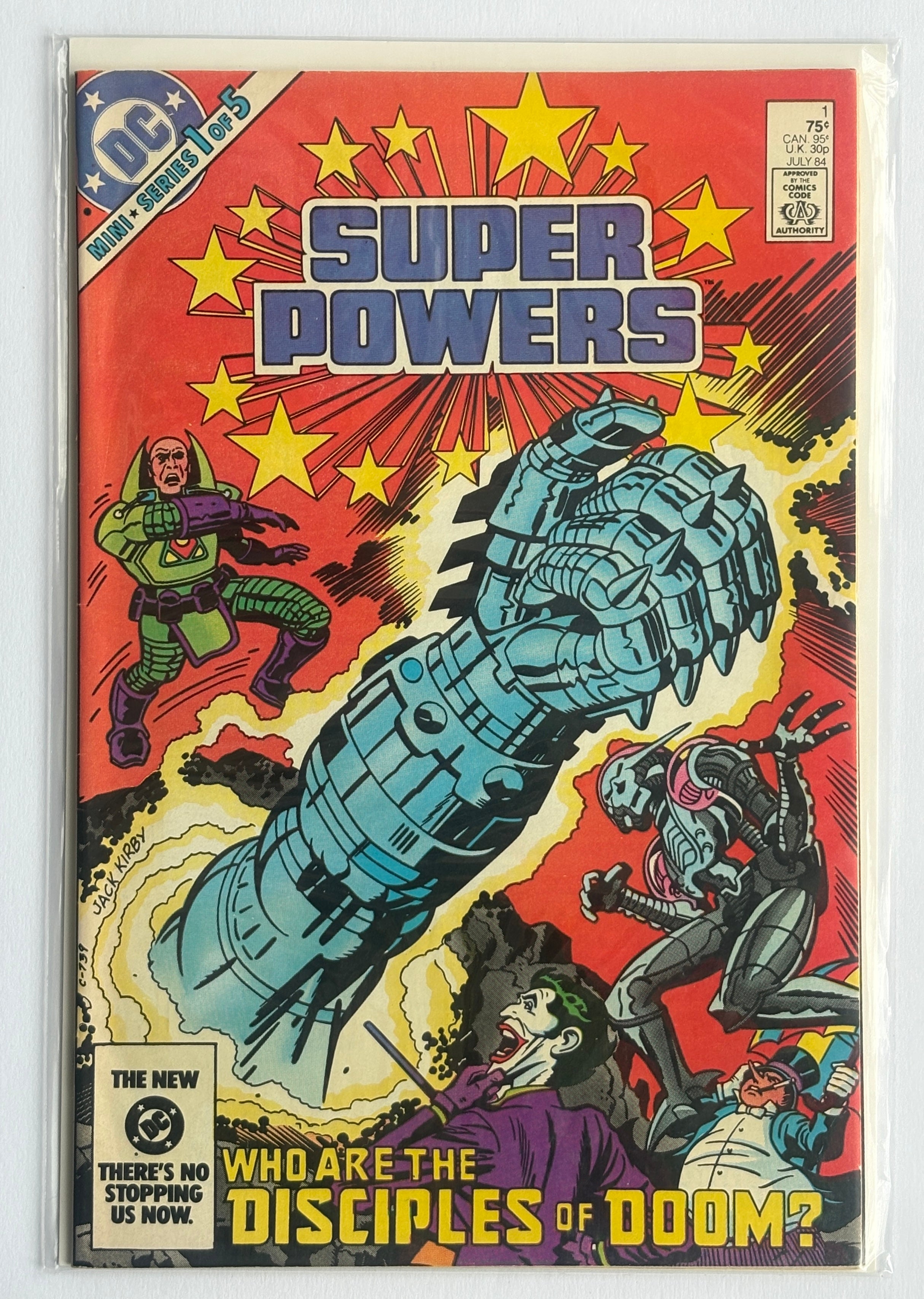 Super Powers #1 (from Mini Series of 5 Disciples of Doom) - July 1984 F/VF 7.0