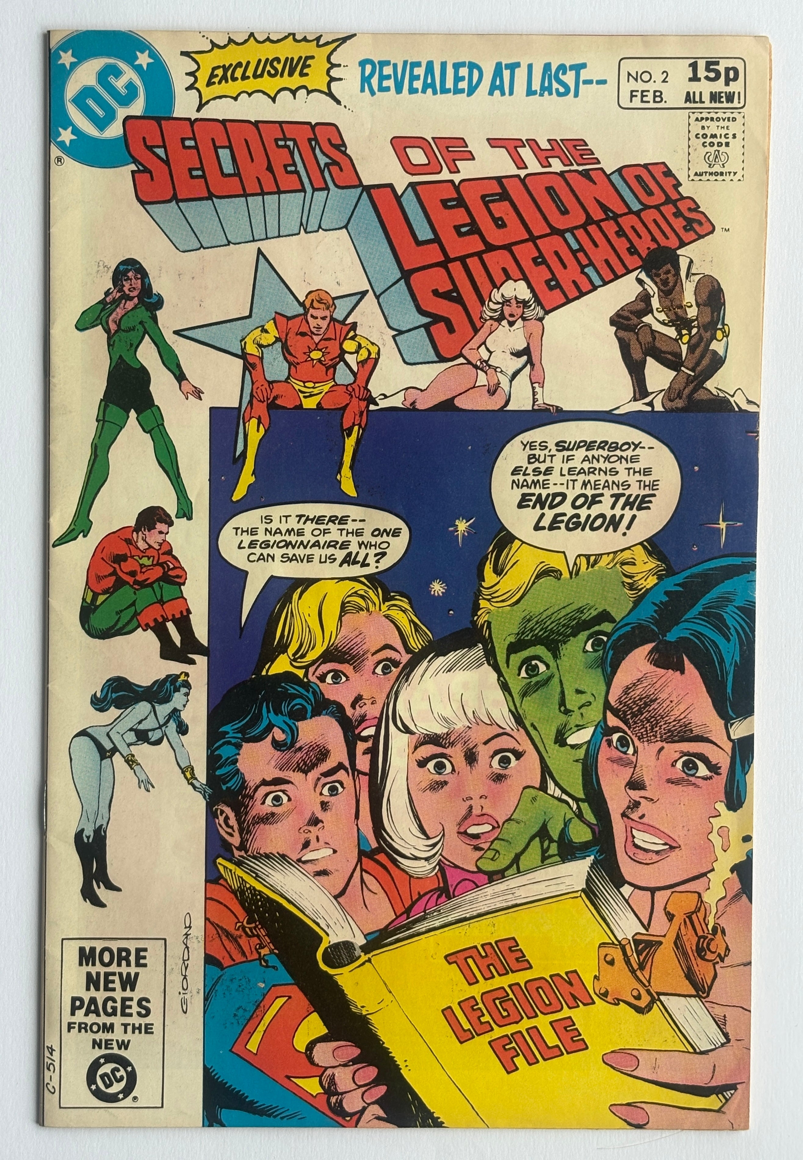 Secrets of the Legion of Super-Heroes #2 - UK Variant February DC 1981 VG- 3.5