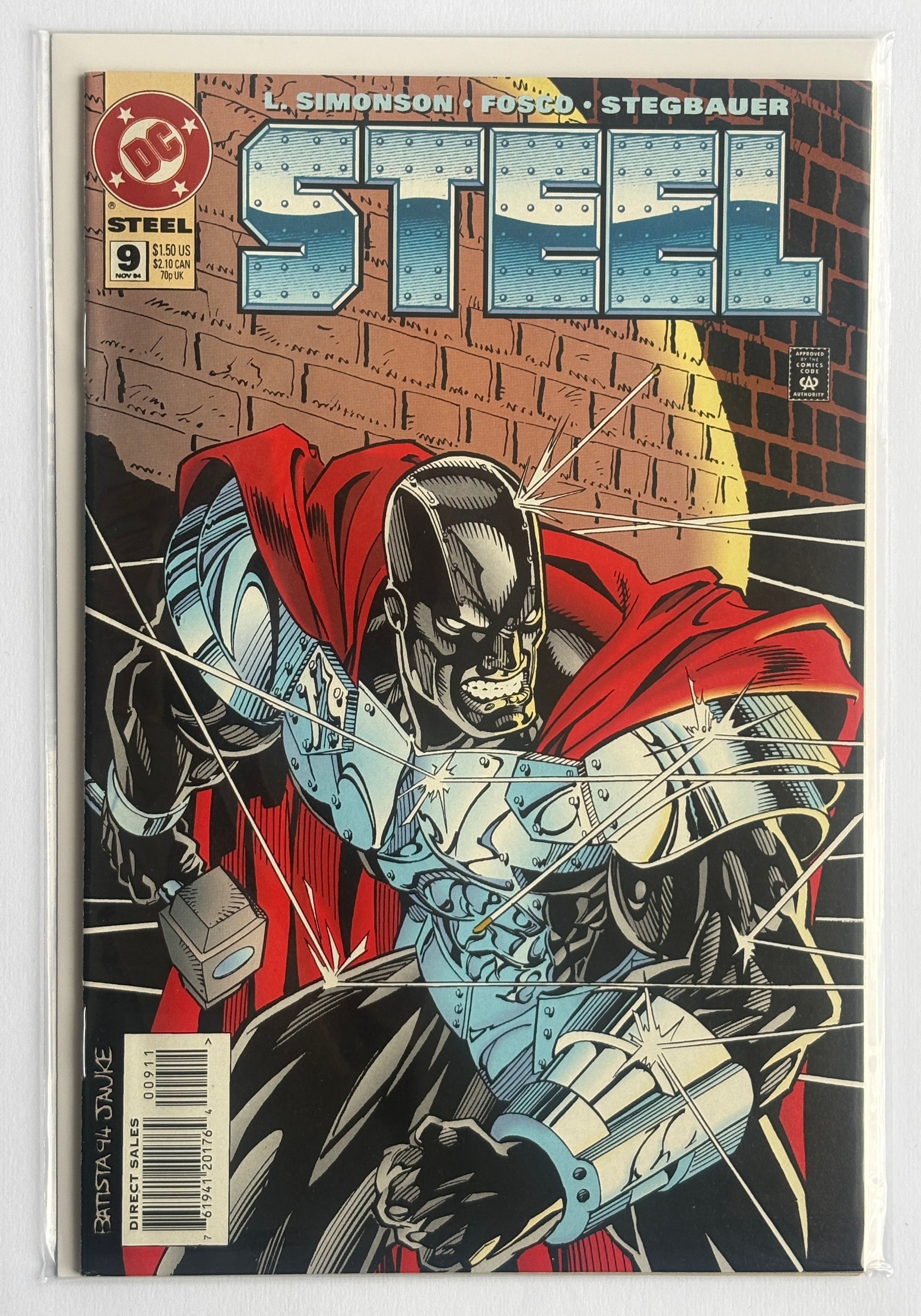 Steel #9 - 1st Printing DC Comics November 1994 VF 8.0