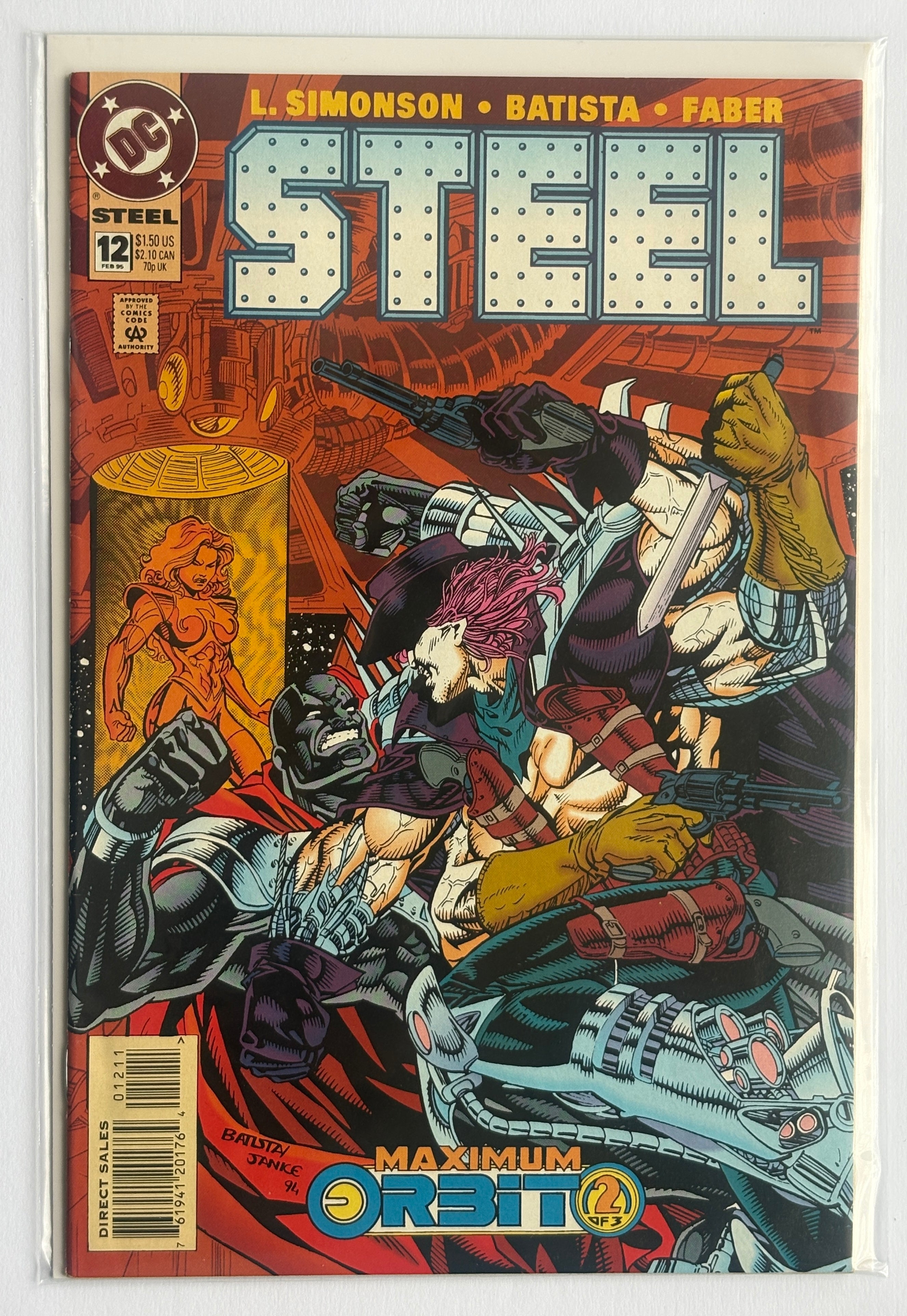 Steel #12 - 1st Printing DC Comics February 1995 F/VF 7.0