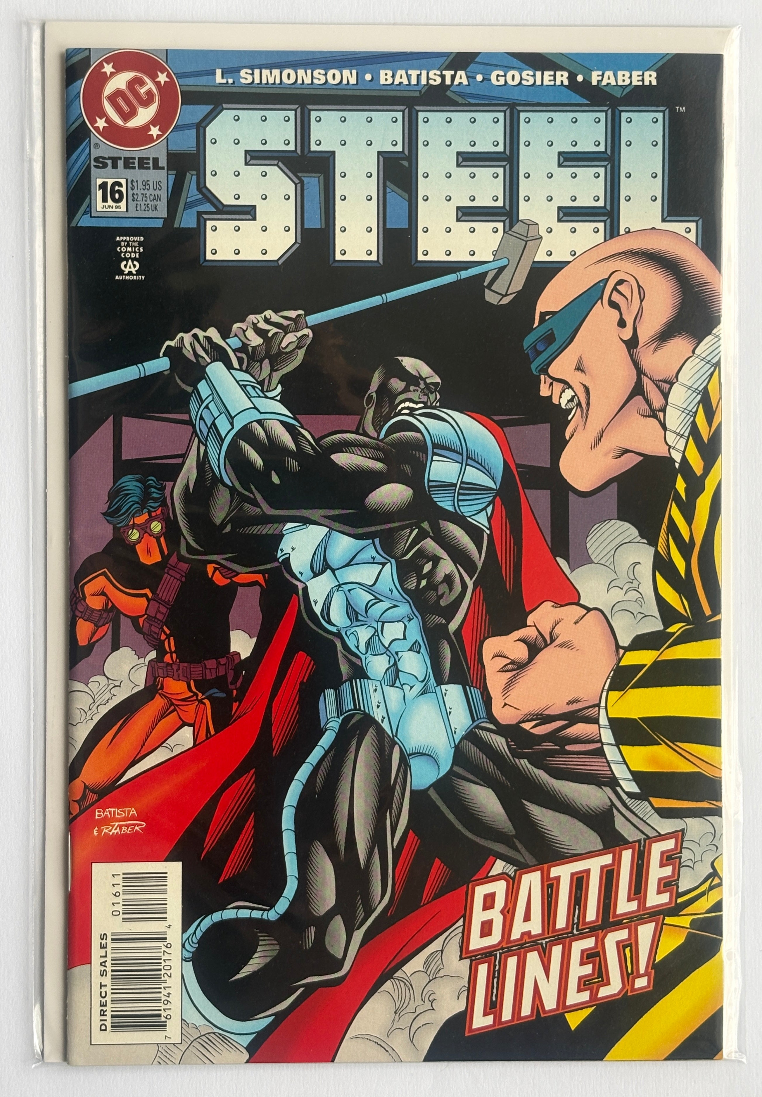 Steel #16 - 1st Printing DC Comics June 1995 VF 8.0