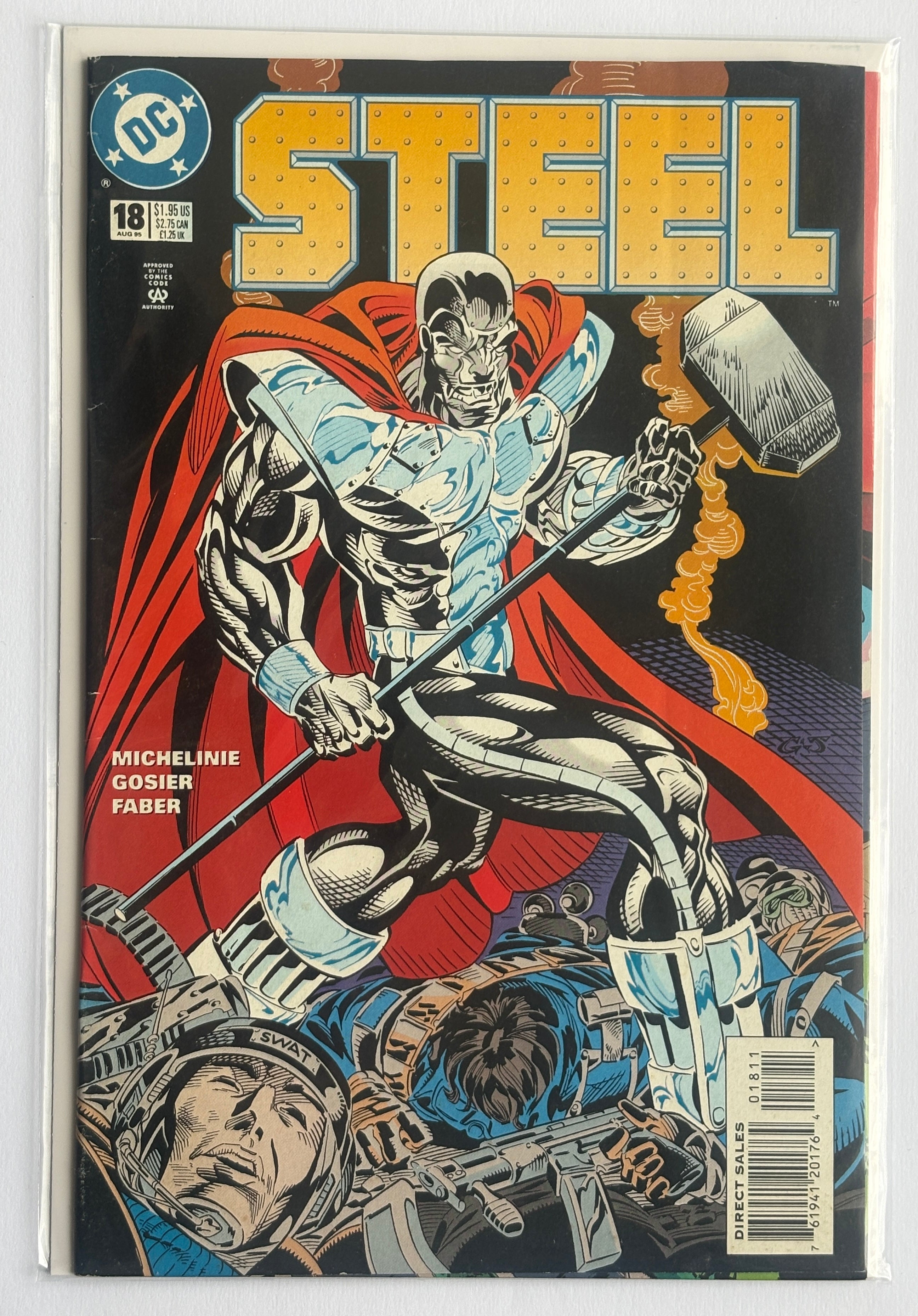 Steel #18 - 1st Printing DC Comics August 1995 F/VF 7.0