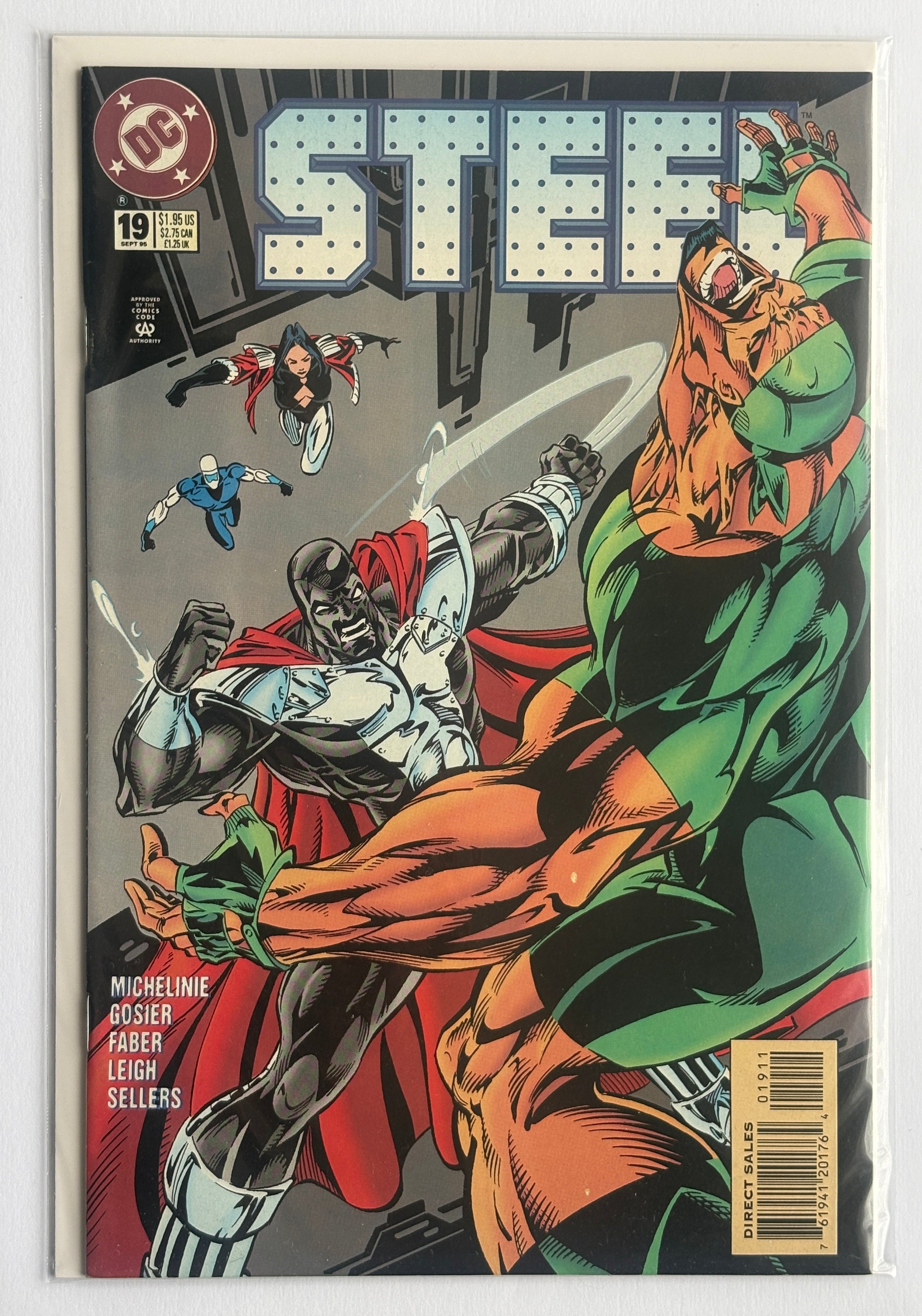 Steel #19 - 1st Printing DC Comics September 1995 VF 8.0
