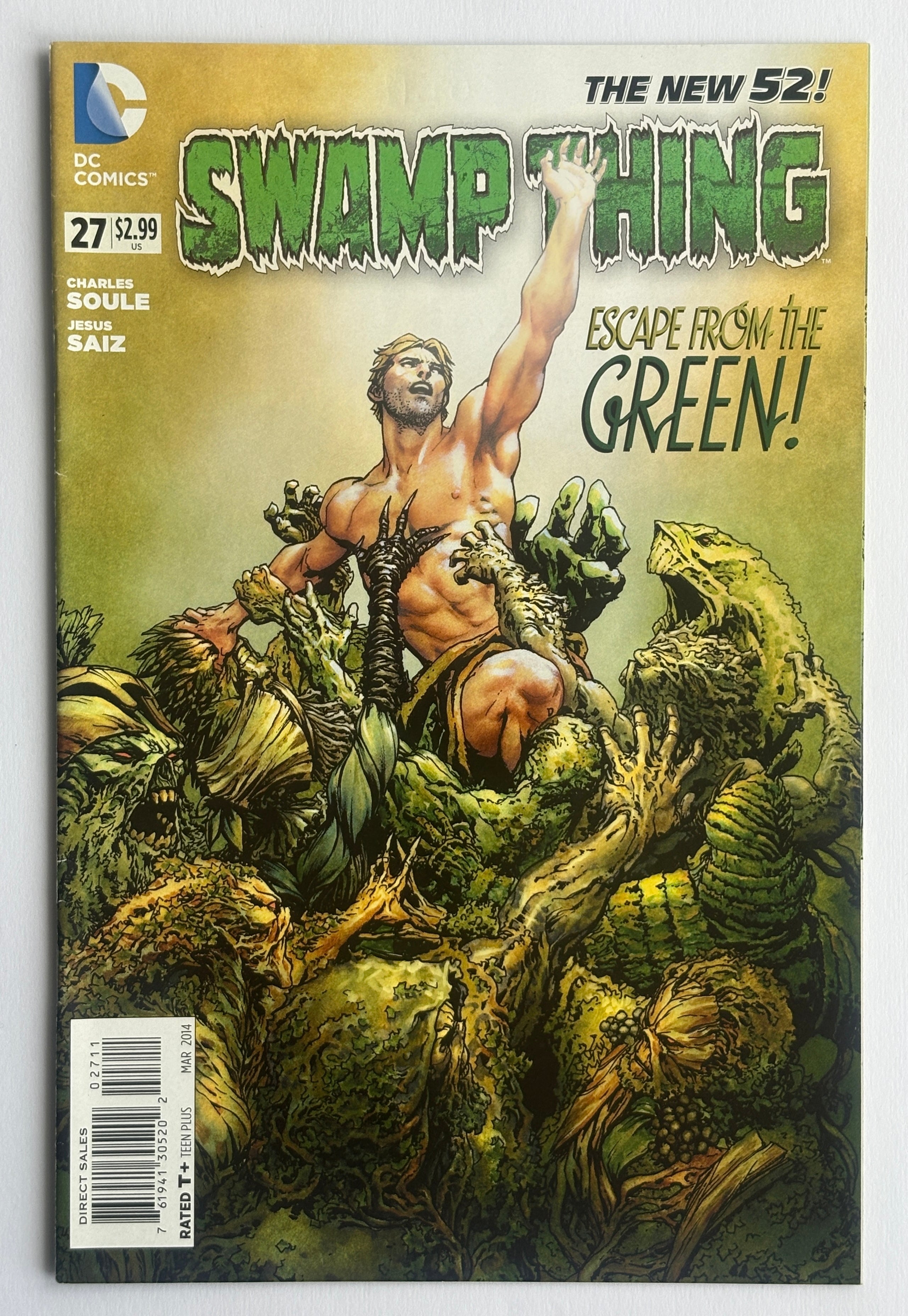 Swamp Thing #27 - Escape from the Green! - DC Comics March 2014 F/VF 7.0