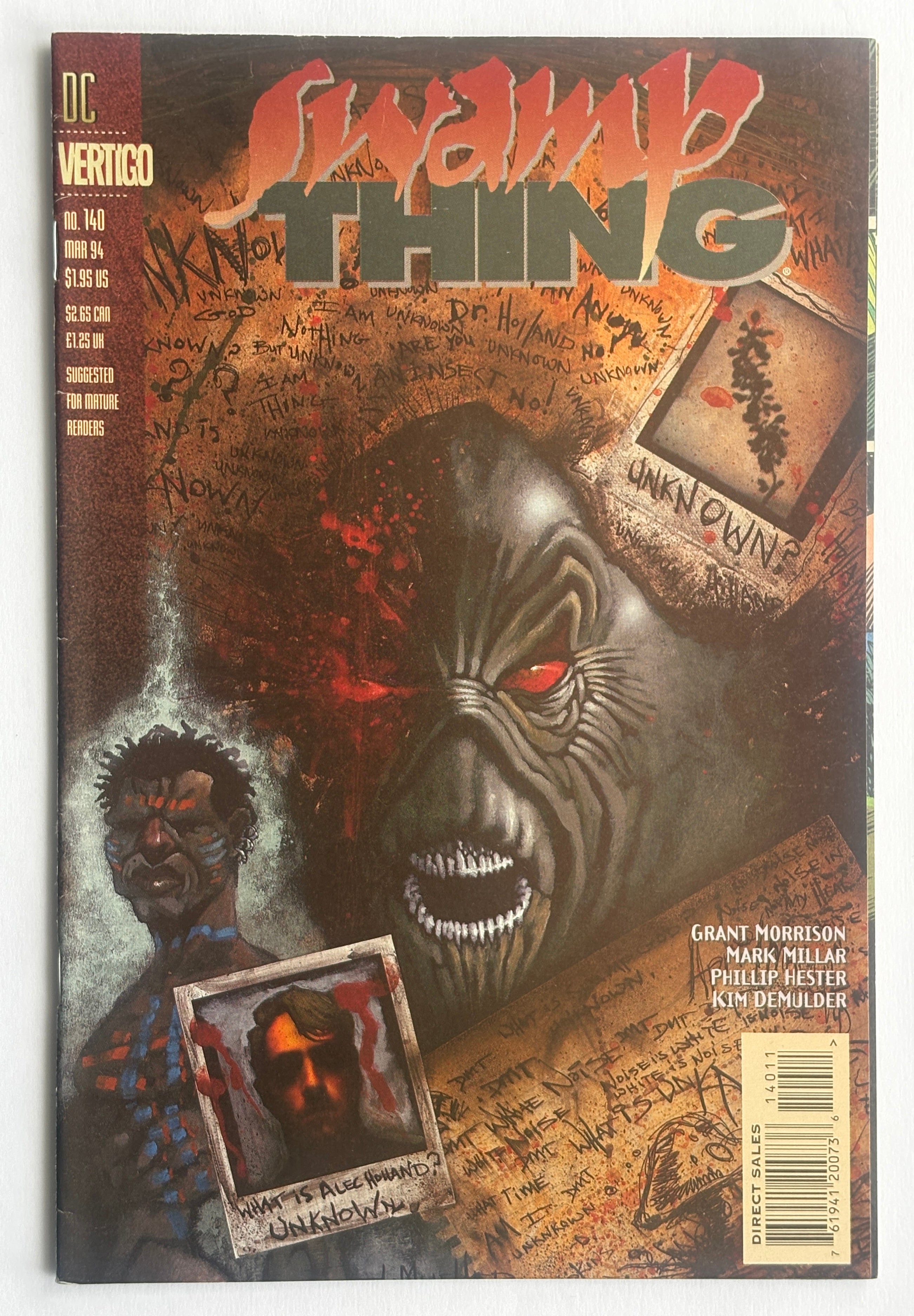 Swamp Thing #140 - Vegetable Man - Vertigo DC Comics - March 1994 F/VF 7.0