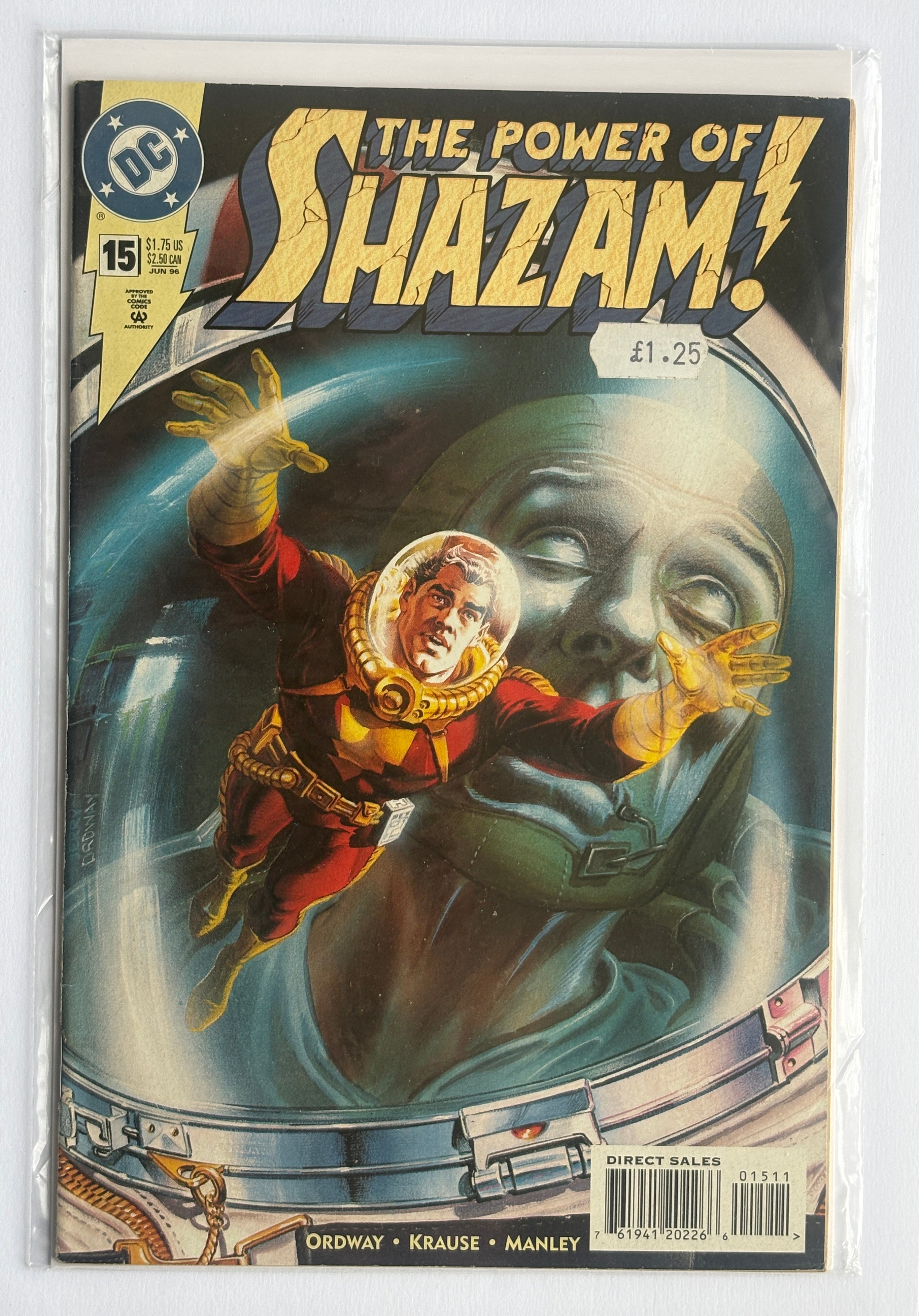 The Power of Shazam #15 - 1st Printing DC Comics June 1996 F/VF 7.0