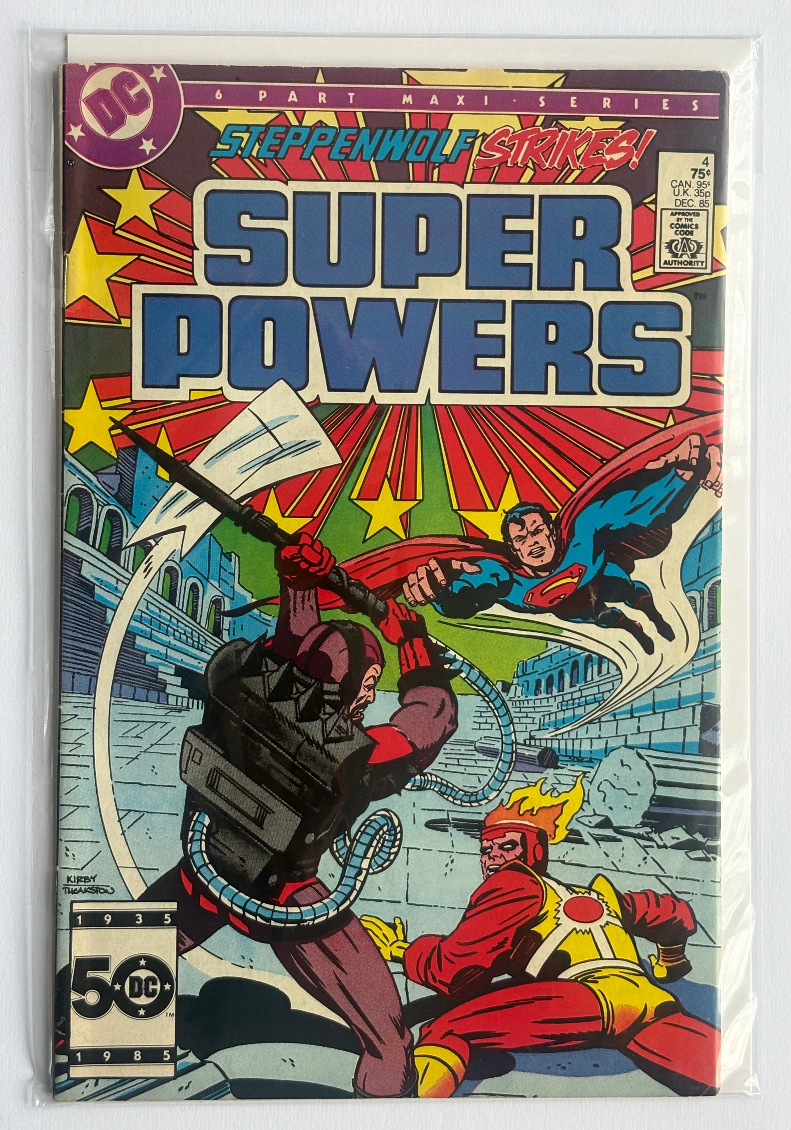 Super Powers #4 (4 of 6) DC Comics December 1985 FN 6.0