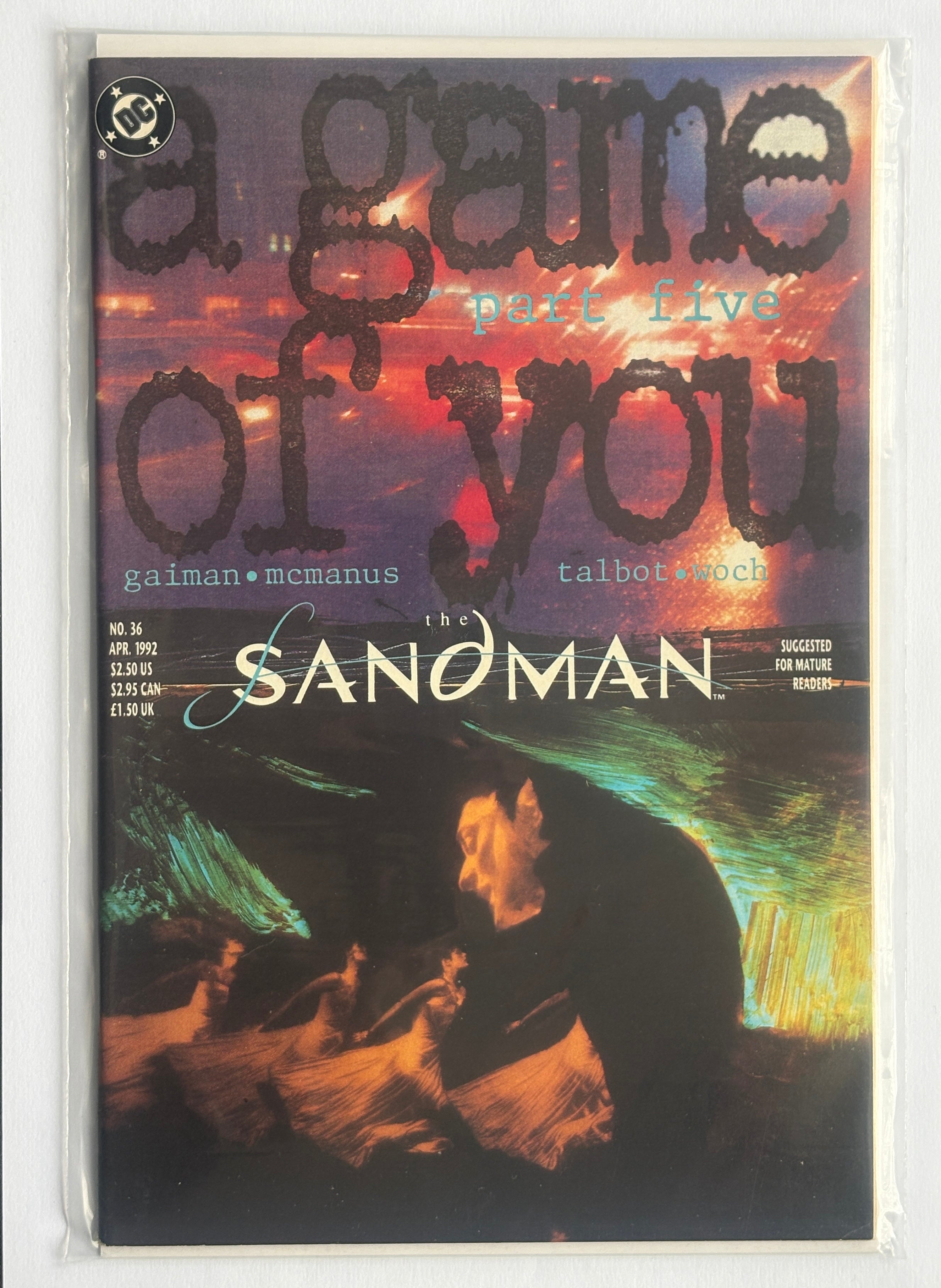 The Sandman #36 - DC Comics - April 1992 VF 8.0