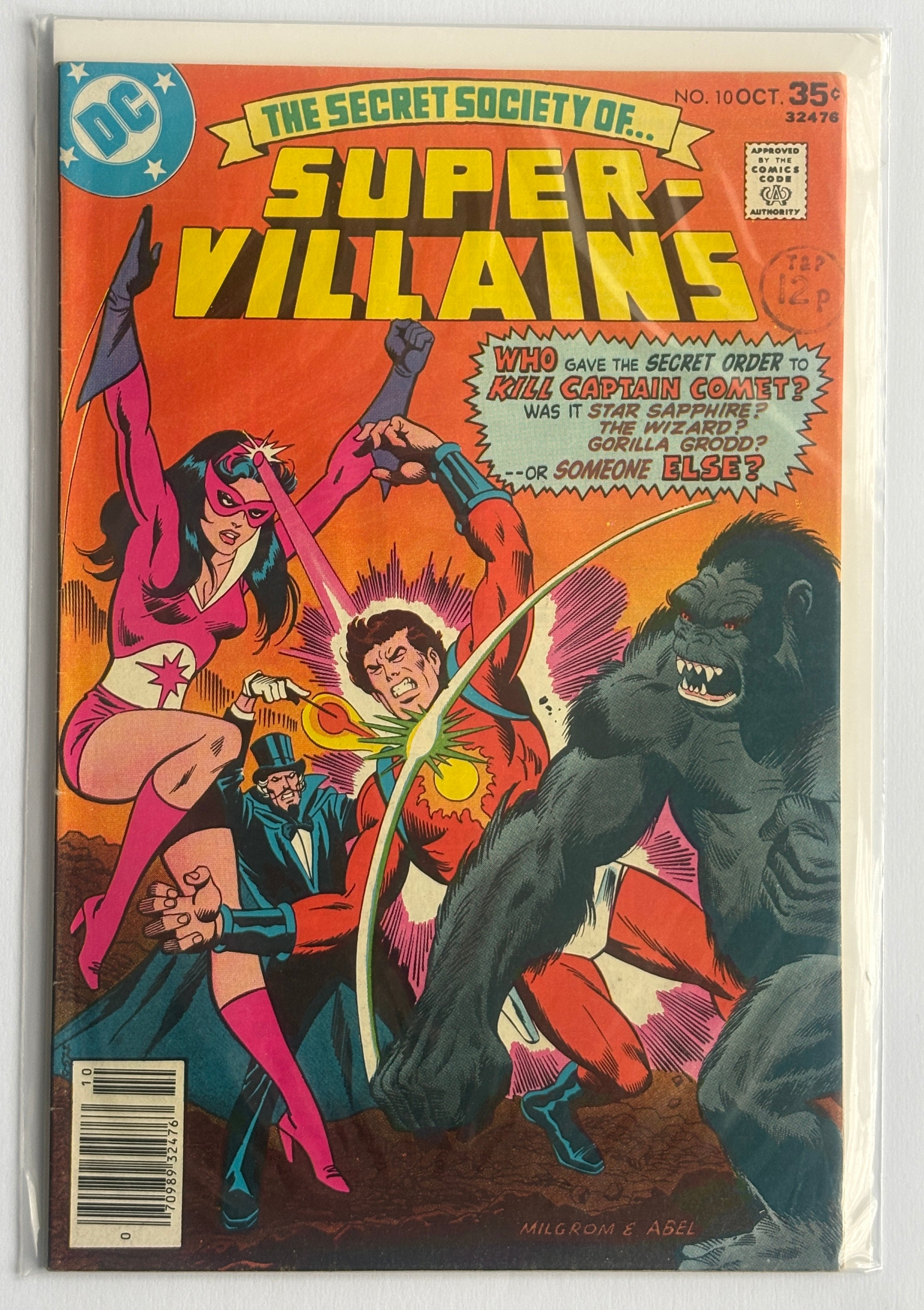 The Secret Society of SUPER VILLAINS #10 - DC Comics - October 1977 F/VF 7.0
