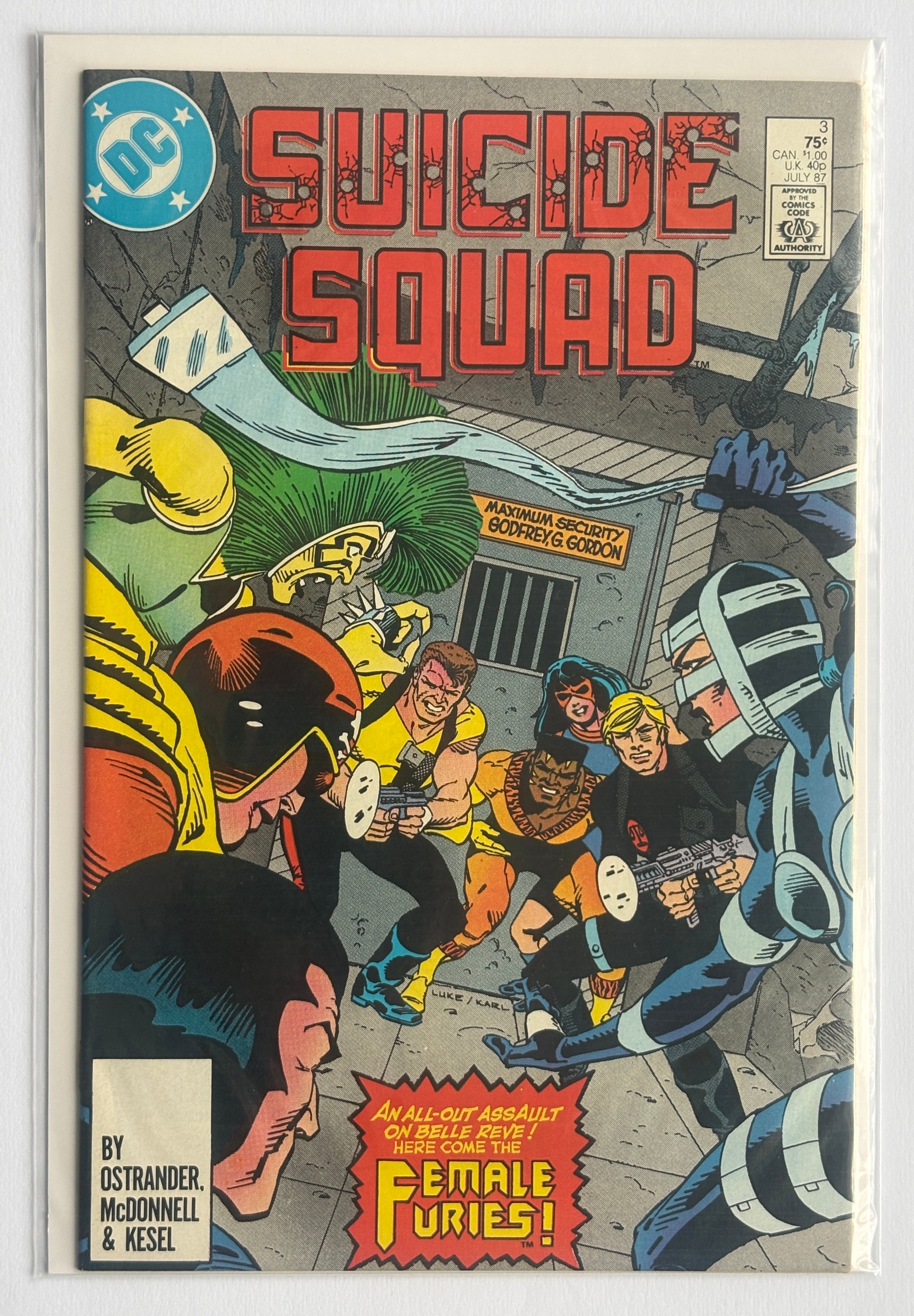 Suicide Squad #3 - DC Comics - July 1987 VF- 7.5
