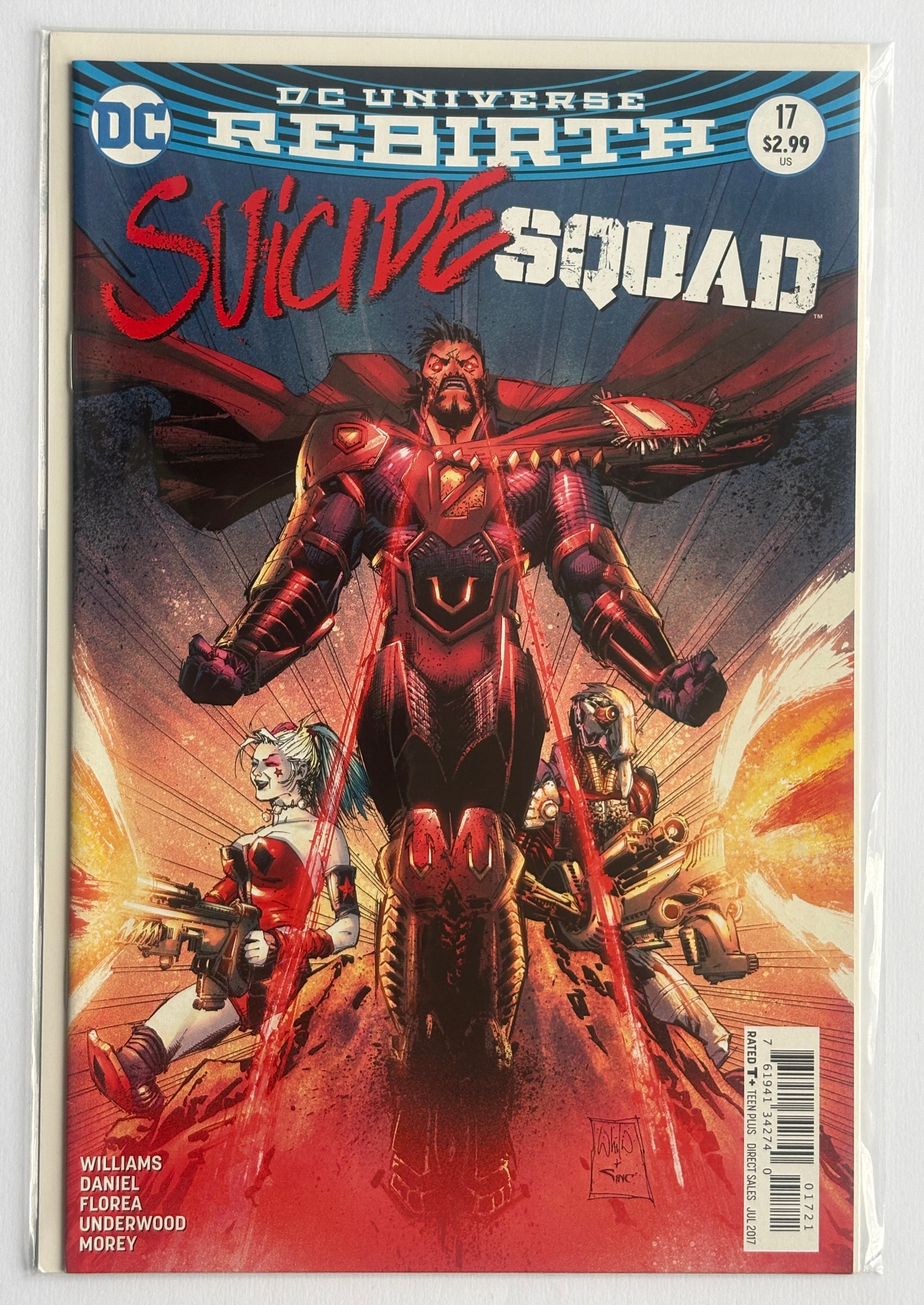 Suicide Squad #17 - 1st Print Cover B DC Universe Rebirth July 2017 VF+ 8.5