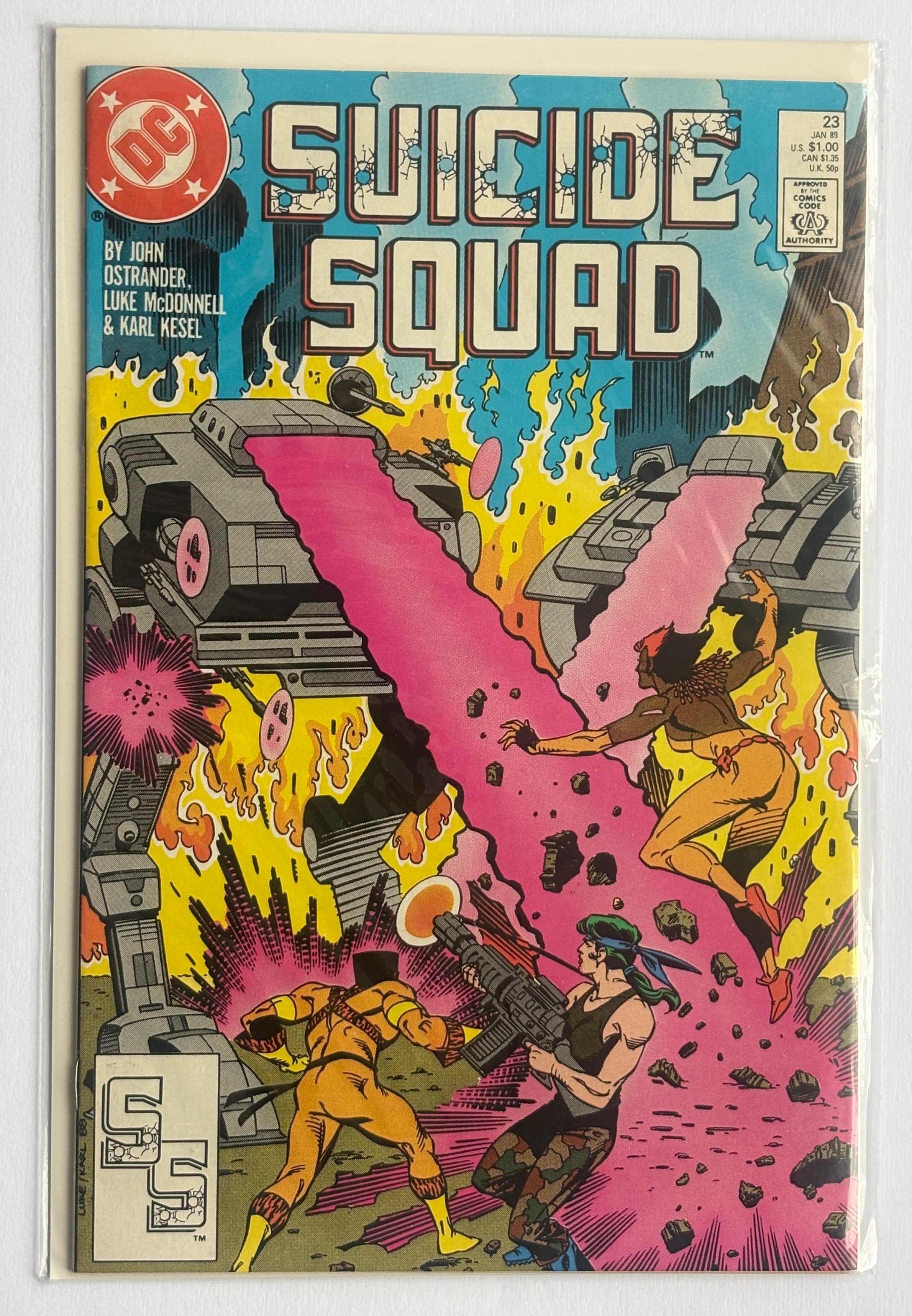 Suicide Squad #23 - 1st appearance Oracle - DC Comics January 1989 VF 8.0
